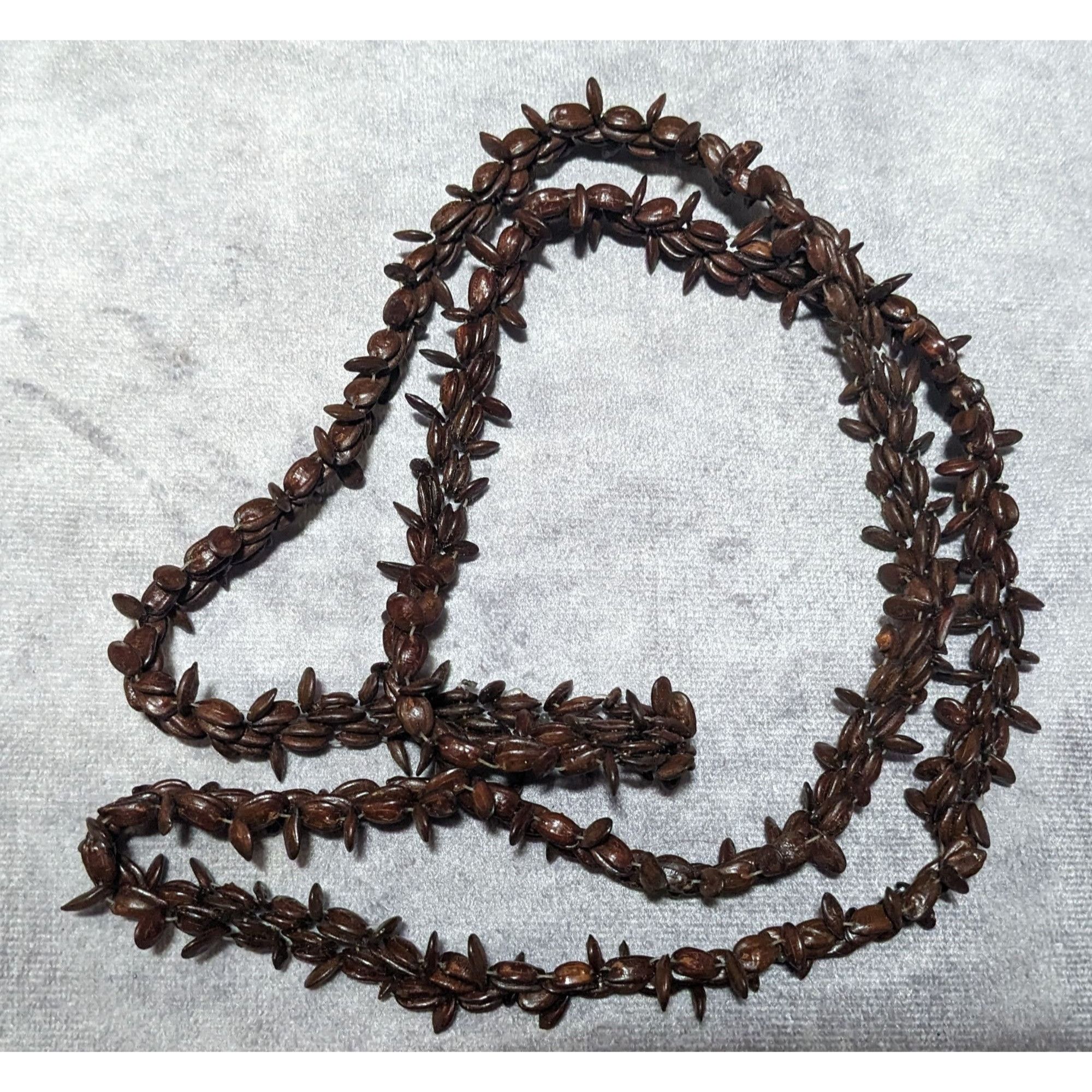 Other Nature Inspired Brown Koa Apple Seed Handmade Beaded Necklac Size ONE SIZE - 8 Thumbnail