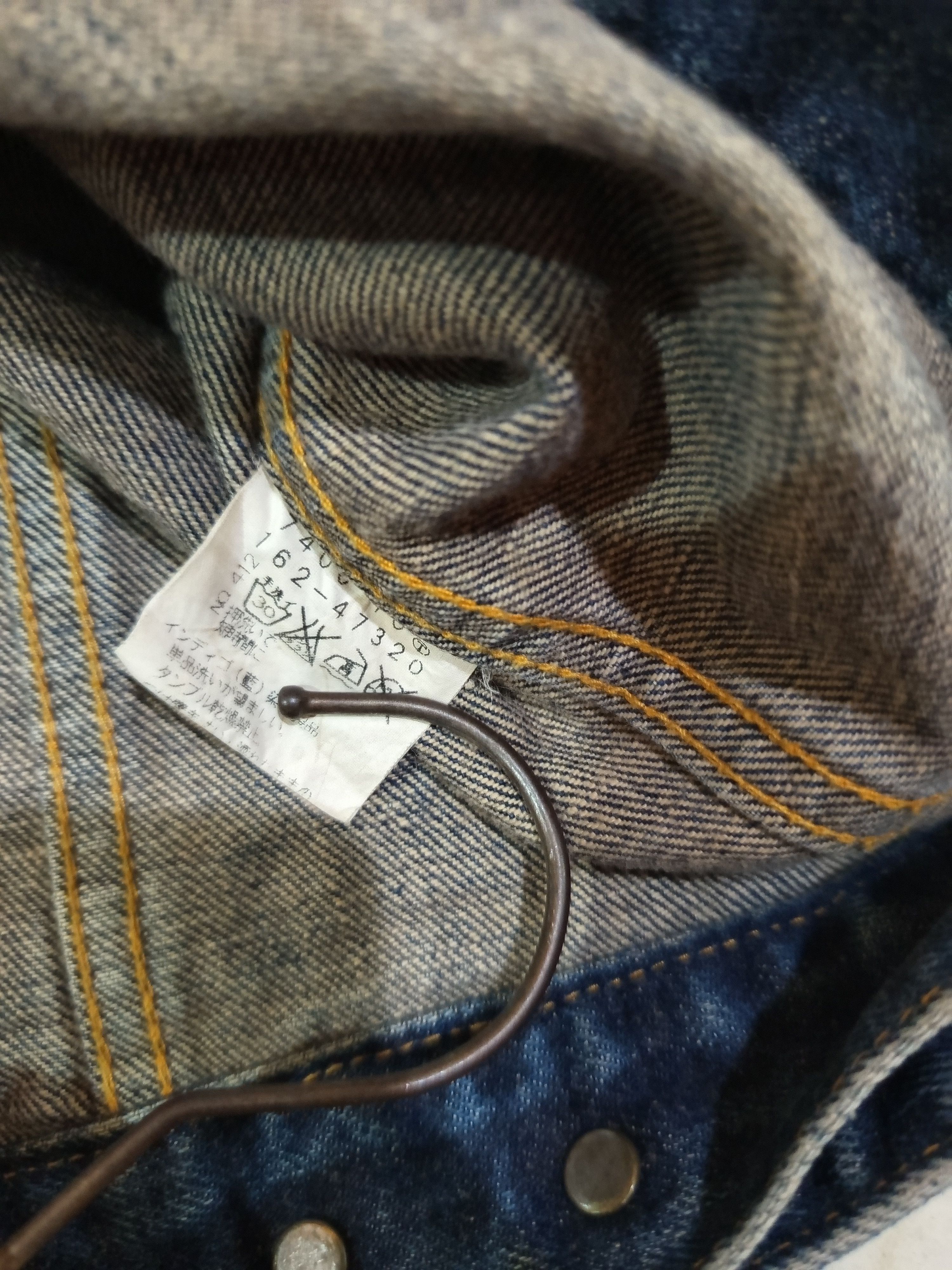 Vintage 1990s OZOC Japan Denim Trucker Jacket Size M / US 6-8 / IT 42-44 - 10 Thumbnail