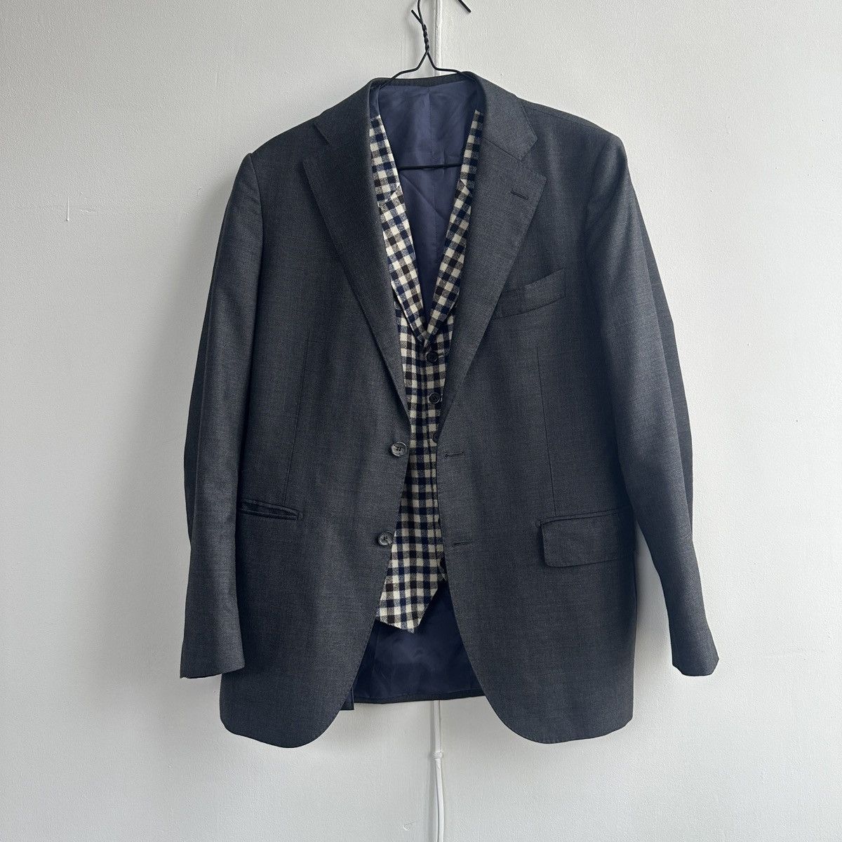 Lazio singe breasted wool blazer