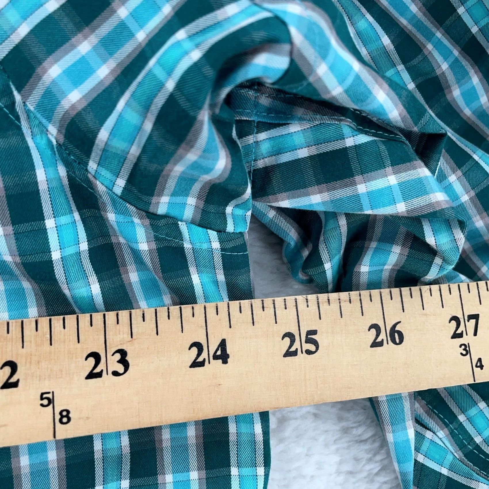 Vintage Duluth Wrinklefighter Shirt Men LT Green Plaid Slim Collared Button-Down Shirt Size US L / EU 52-54 / 3 - 6 Thumbnail