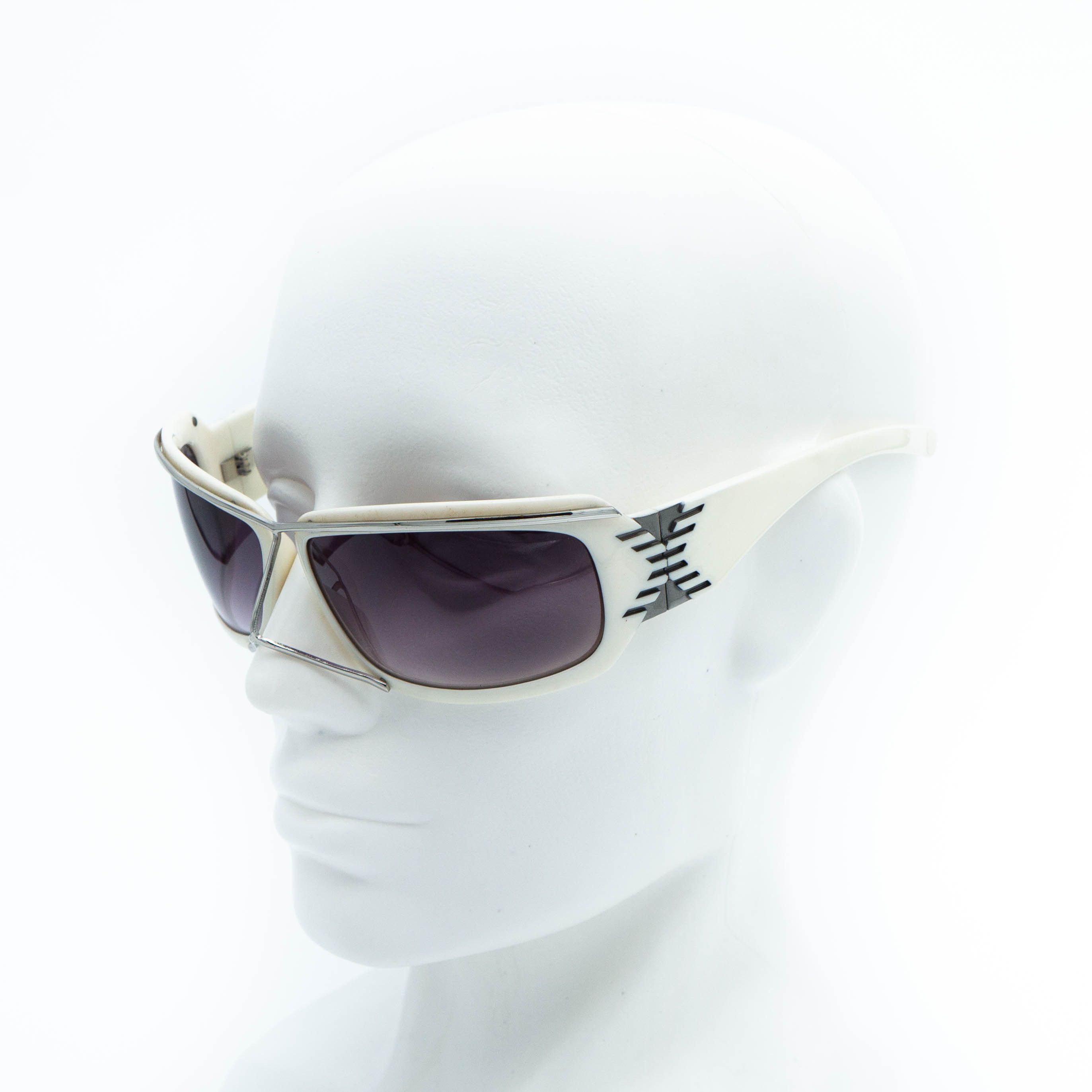 Safilo Vidi Vici Archimede White Wire Nose Sunglasses Vintage Size ONE SIZE - 4 Thumbnail