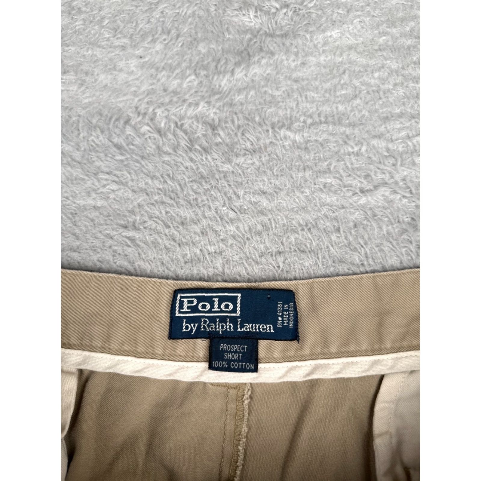 Polo Ralph Lauren Polo Ralph Lauren Shorts Men 38 Beige Classic Chino Zip Fly Prospect Cotton 9" Size US M / EU 48-50 / 2 - 7 Thumbnail