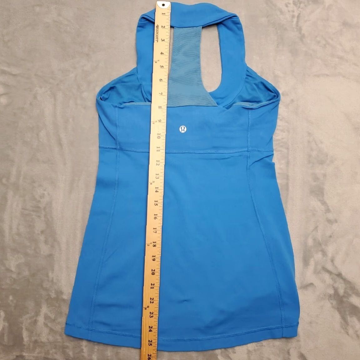 Lululemon Lululemon Tank Top Womens Small Blue Racerback T-Back Performance Stretch READ Shirt Womens S Blue Racerback T-Back Performance Stretch READ Size S / US 4 / IT 40 - 6 Thumbnail
