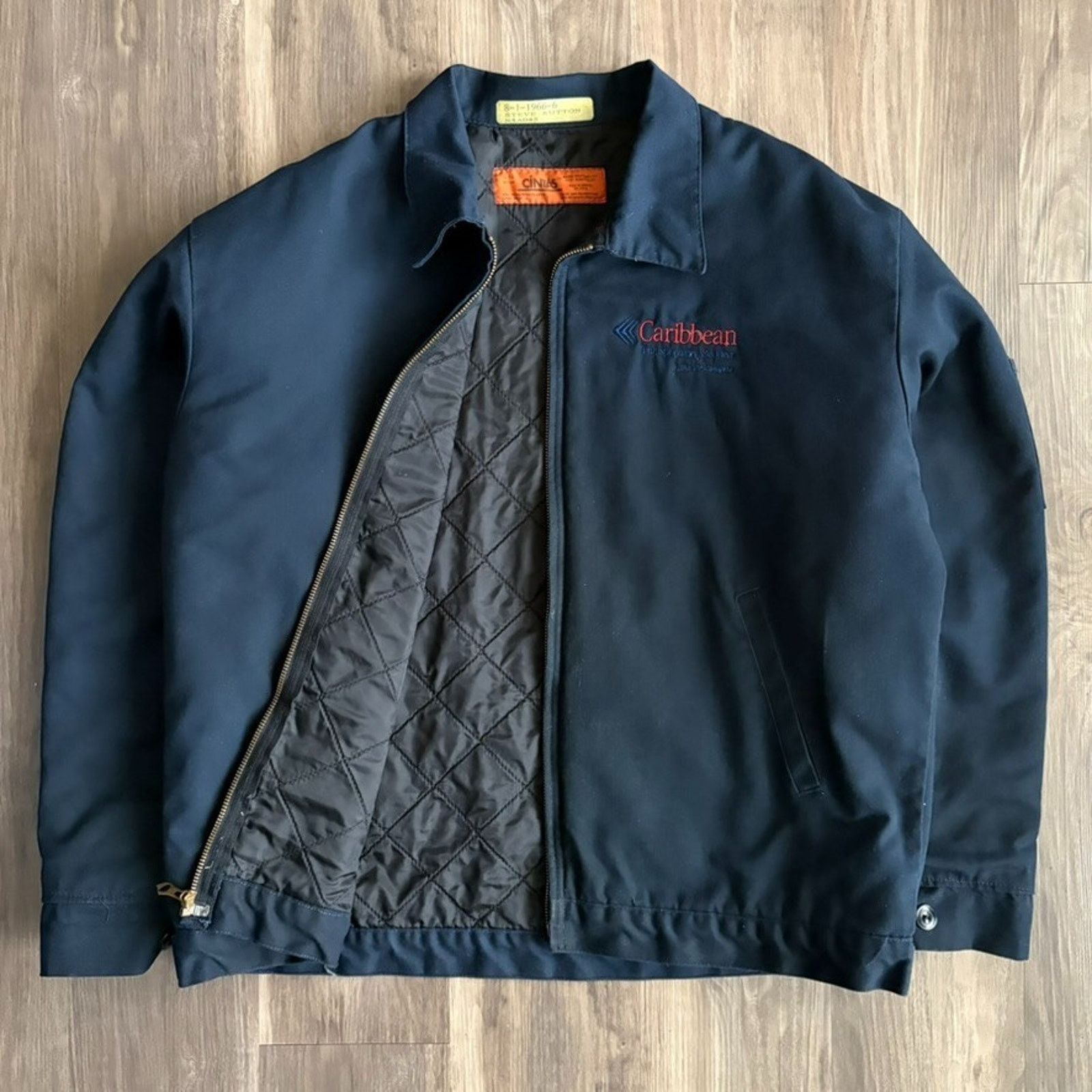 Vintage Vintage Mechanic Detroit Jacket Size L Navy Blue Red Kap Size US L / EU 52-54 / 3 - 1 Thumbnail