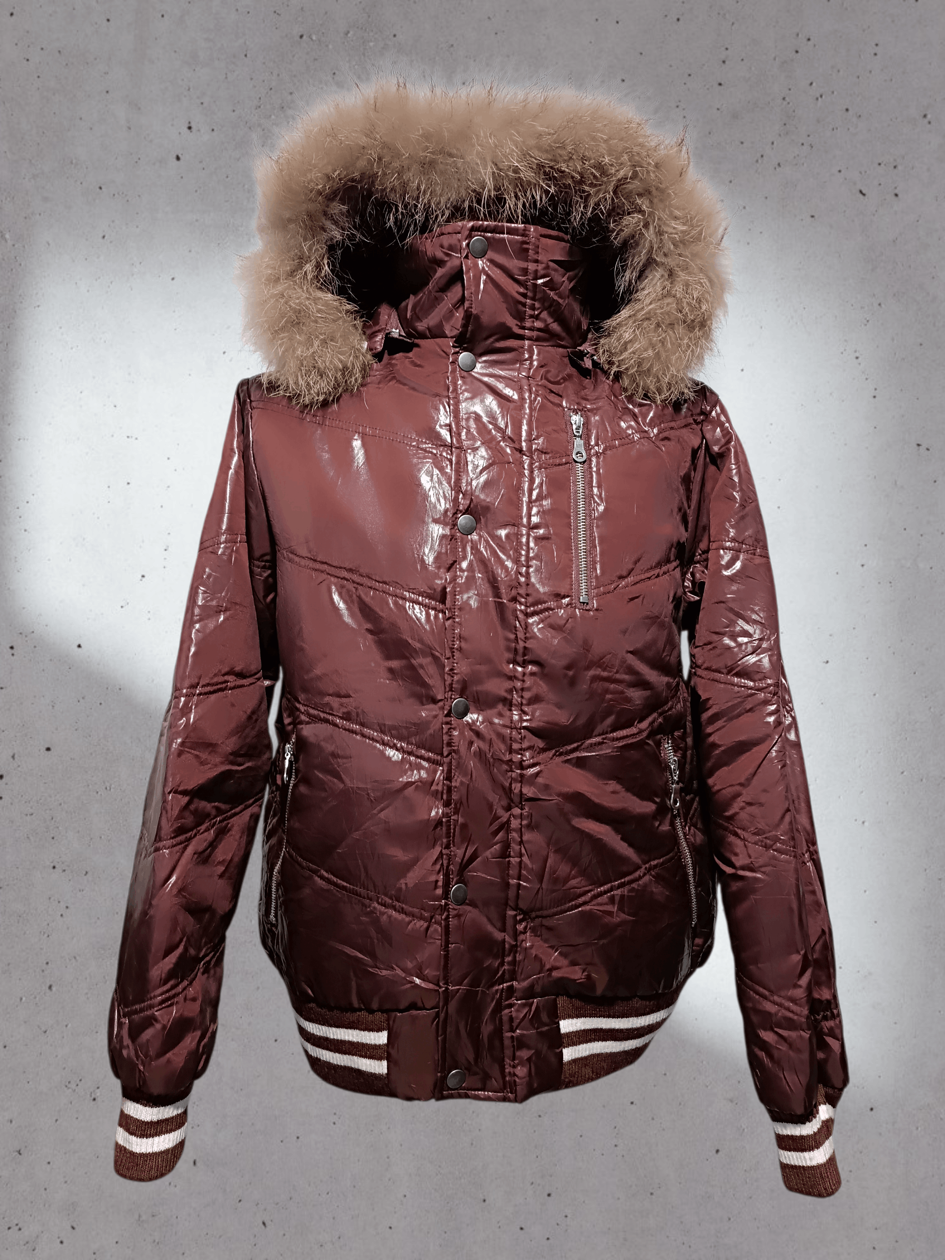 Japanese Brand Double Layer Fur Puffer Down Jacket If Six Was Nine Style Size US L / EU 52-54 / 3 - 6 Thumbnail
