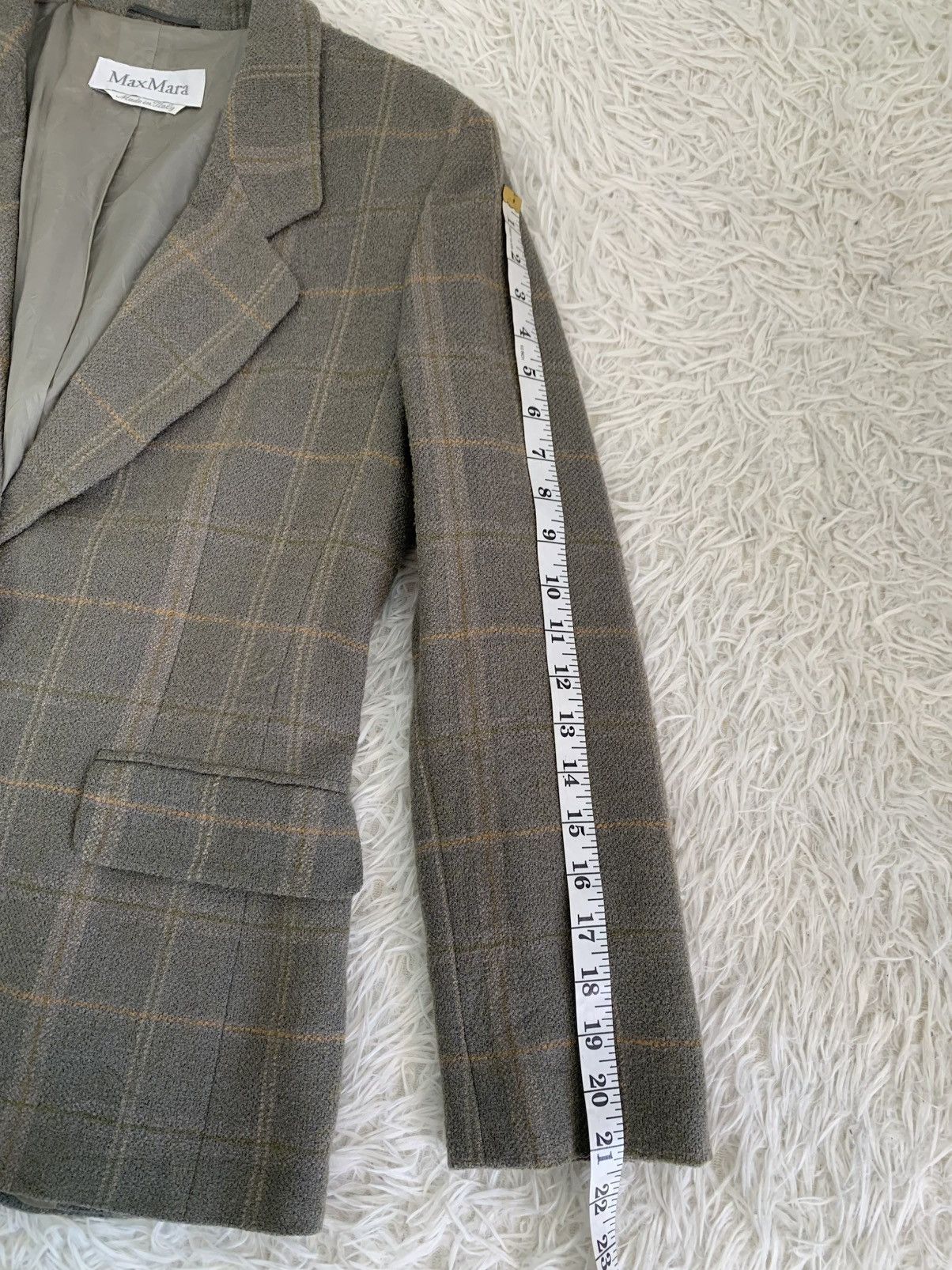 Max Mara Woman Checkered MaxMara Coat Made in Italy Size M / US 6-8 / IT 42-44 - 6 Thumbnail