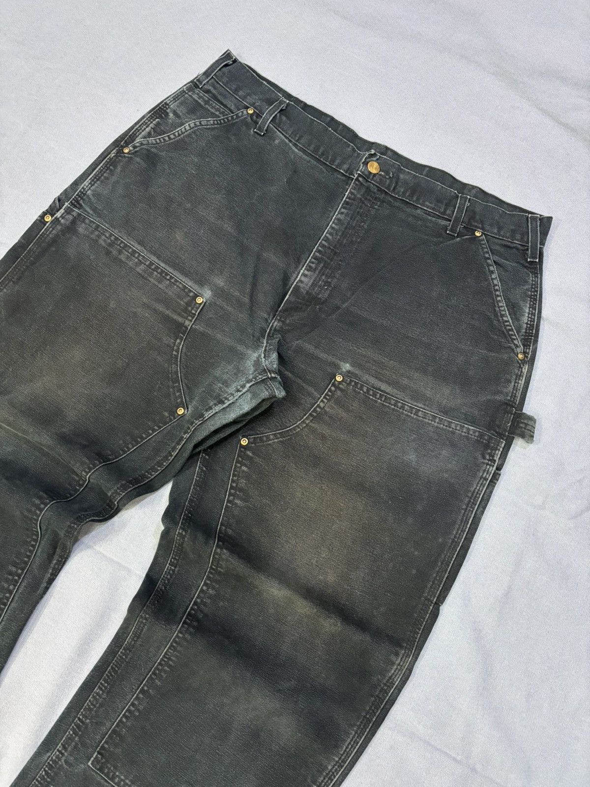 Carhartt Carhartt B01 BLK Double knee denim Size US 38 / EU 54 - 4 Thumbnail