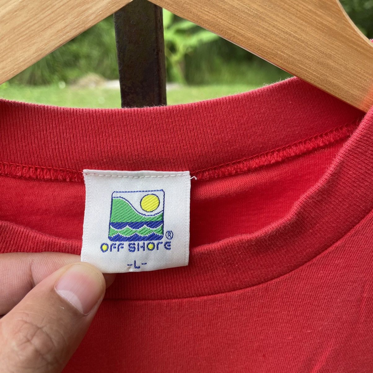 Vintage 🔥Vintage 90s Off Shore Hawaiian Motive Flower Surfing Tee Size US M / EU 48-50 / 2 - 9 Thumbnail