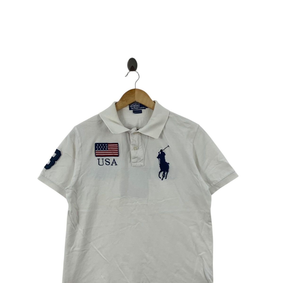 Polo Ralph Lauren Vintage POLO RALPH LAUREN Team USA Flag Tee Shirt Top Size M / US 6-8 / IT 42-44 - 2 Thumbnail