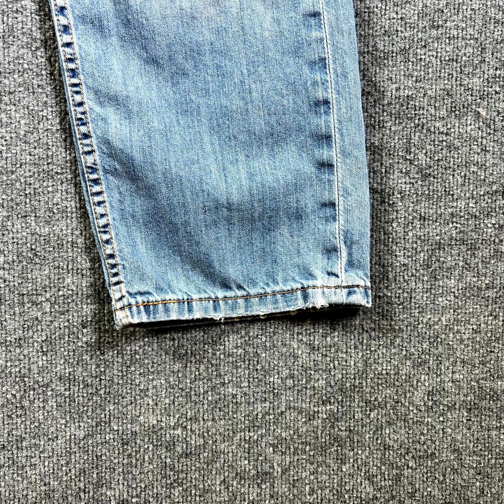 Levi's Levi's 505 Jeans Mens 36x30 Blue Denim Cotton Regular Fit Straight Leg Streetwear Shirt Size US 36 / EU 52 - 6 Thumbnail