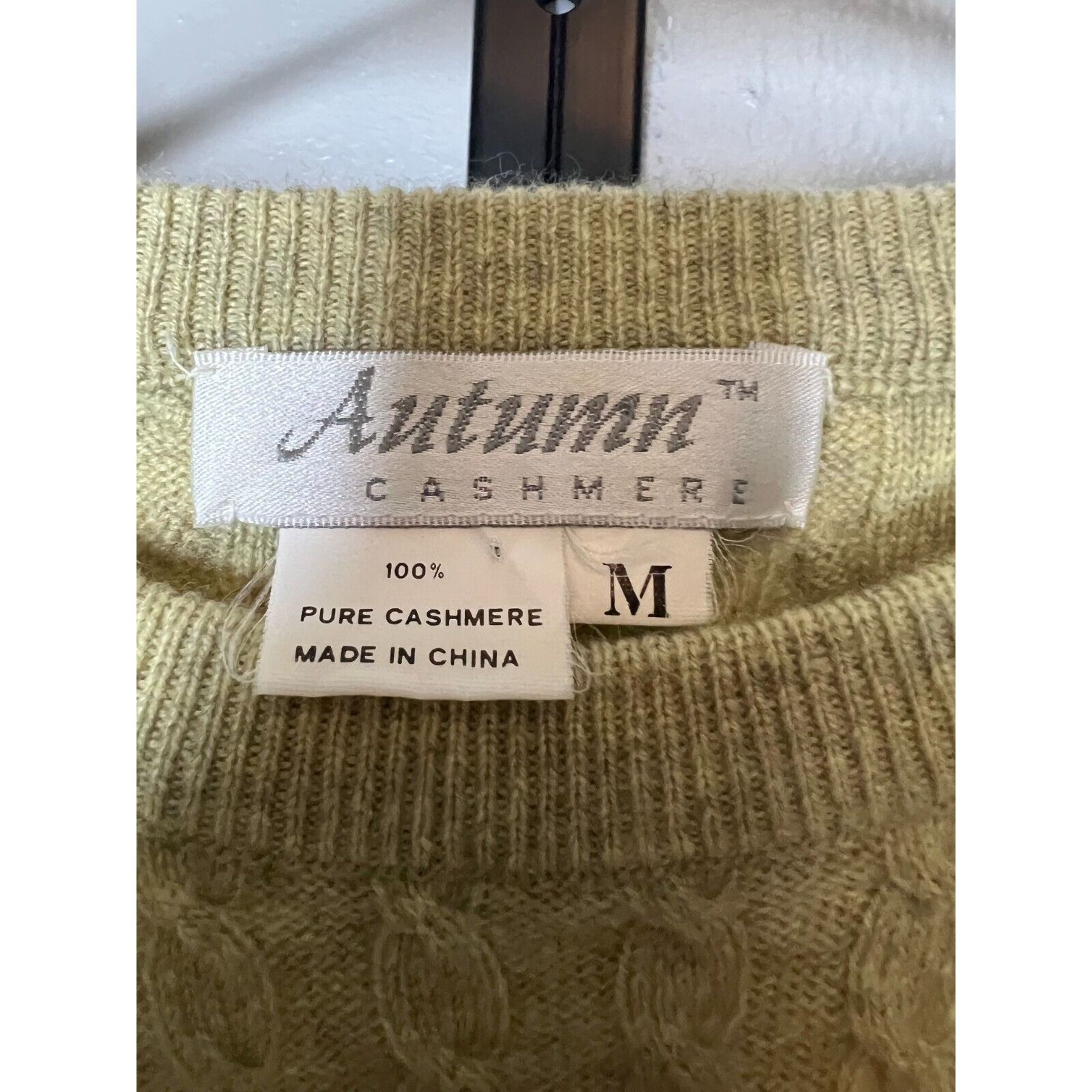 Autumn Cashmere Autumn Cashmere Women's 100% Pure Cashmere Beige Cardigan T Size M / US 6-8 / IT 42-44 - 4 Thumbnail