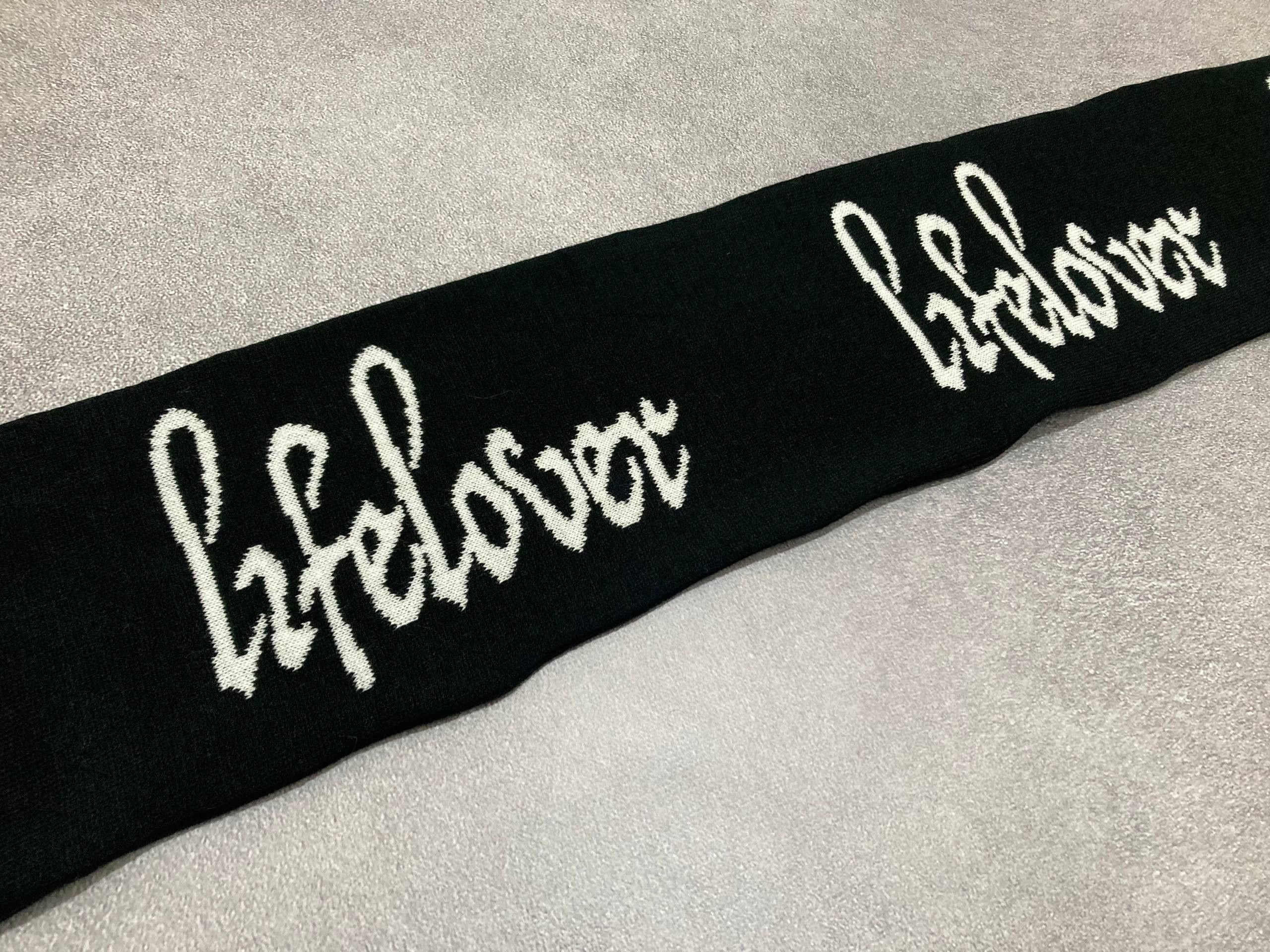 Other Scarf Lifelover - logo and razor blade - black metal Size ONE SIZE - 6 Thumbnail