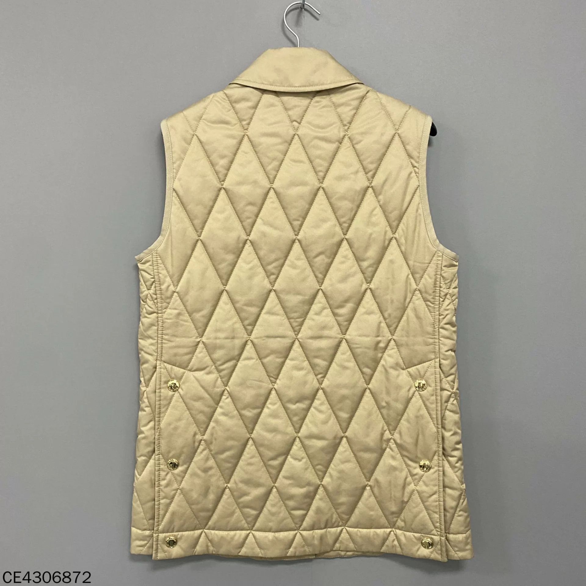 Burberry Burberry New Khaki Diamond Check Vest S Size S / US 4 / IT 40 - 3 Thumbnail