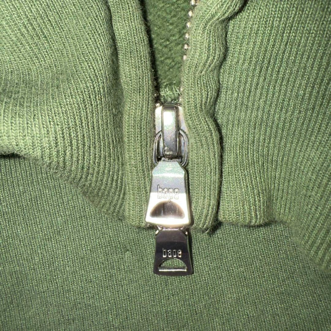 Bape A Bathing Ape (BAPE) - M Sharkhead Olive Fullzip Size US M / EU 48-50 / 2 - 5 Thumbnail
