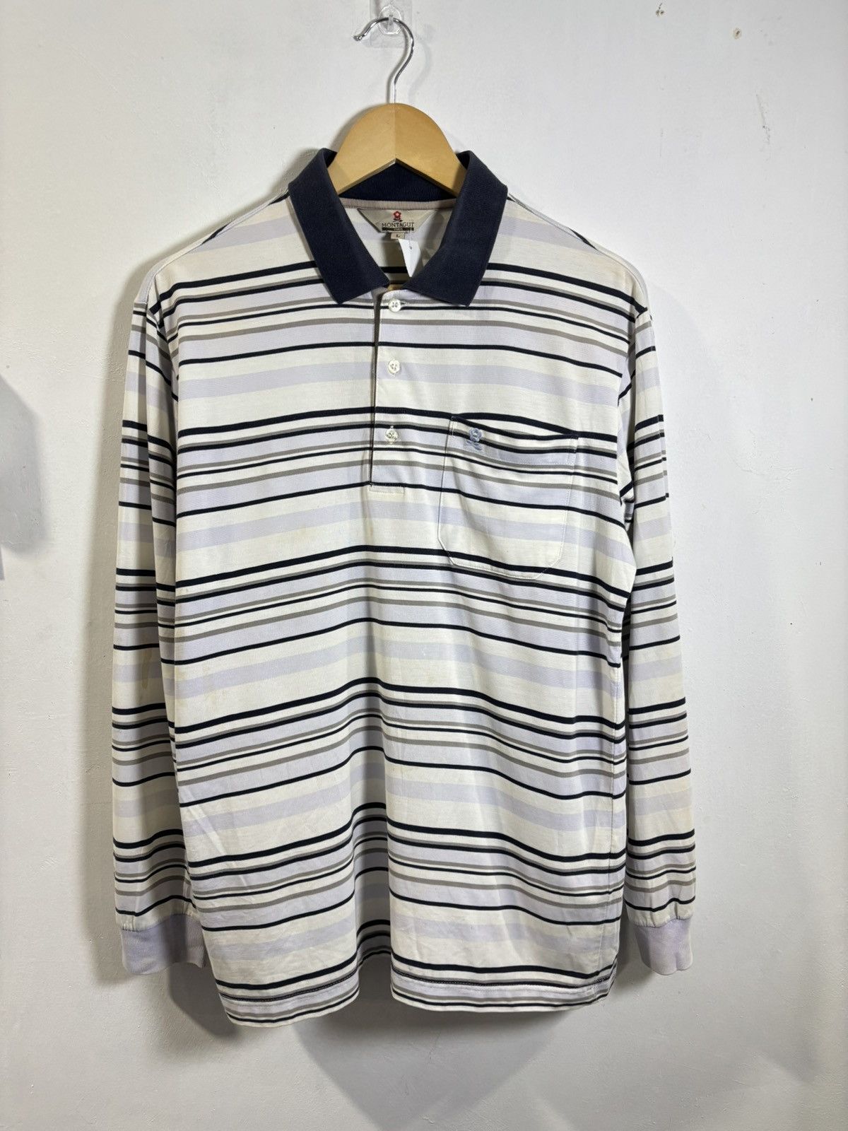 Montagut Montagut Polo Longsleeve Shirt Size US L / EU 52-54 / 3 - 1 Thumbnail