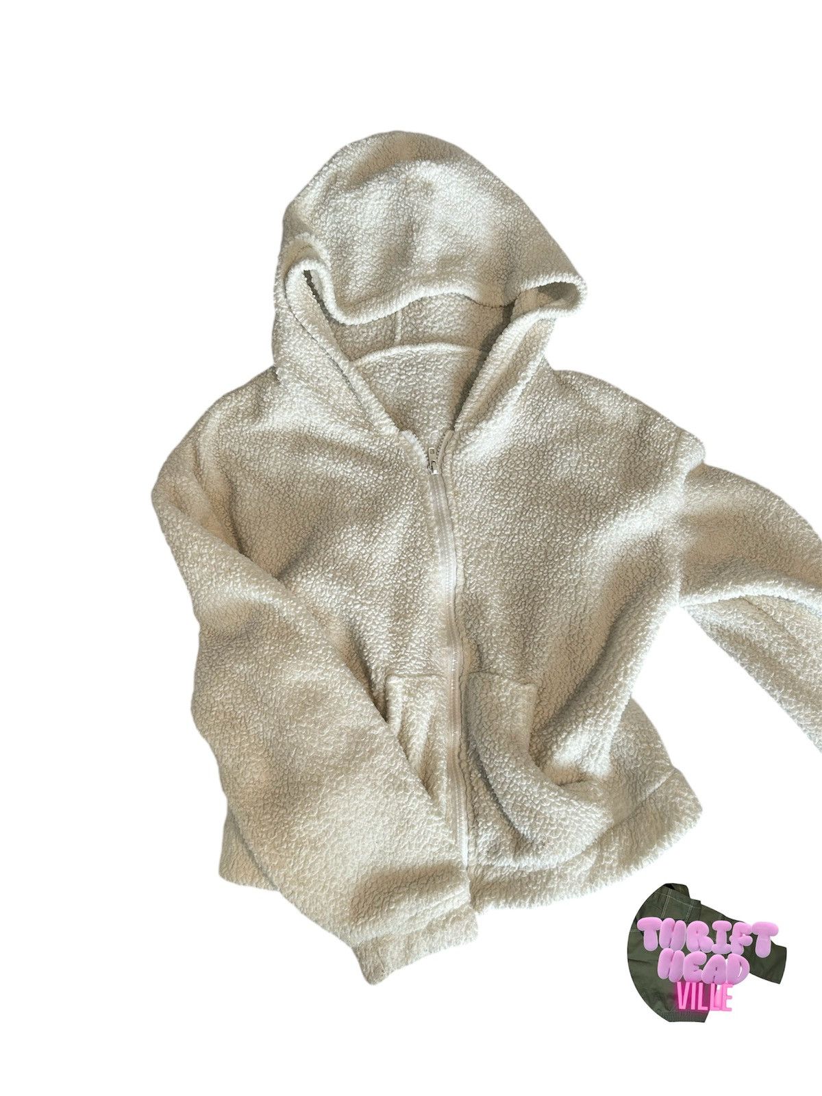 Forever 21 Cozy Sherpa zip up hoodie - Soft and Stylish Size S / US 4 / IT 40 - 1 Preview