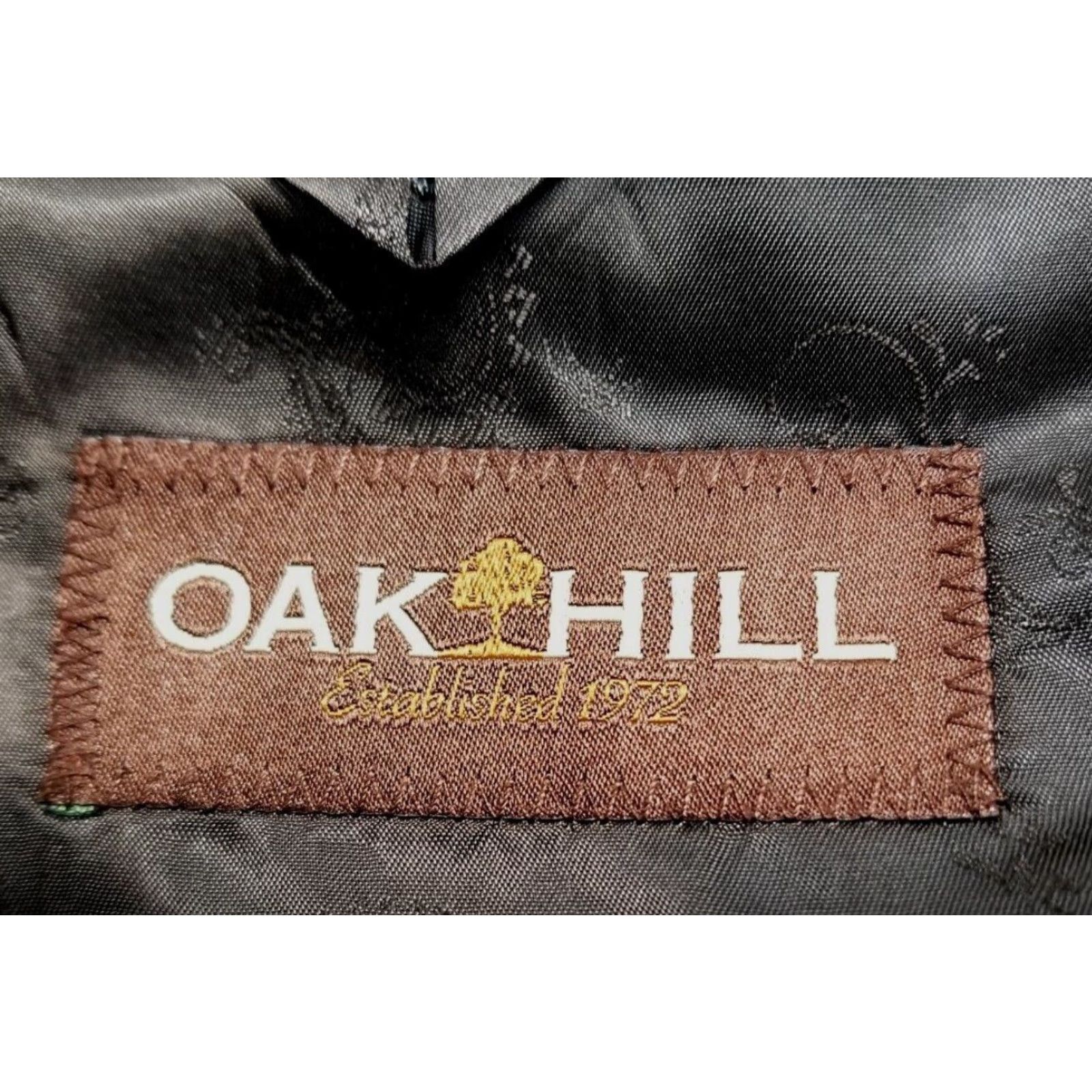Vintage Oak Hill Blazer Jacket Sport Coat 4XL 58R 60R Brown Black Gingham Check Size 48R - 4 Thumbnail