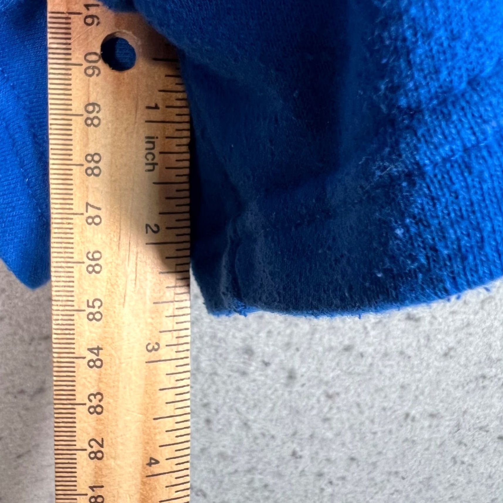 Vintage Out From Under Womens Blue Ruffle Waist Shorts Size Large Cotton Blend Size 36" / US 14 / IT 50 - 7 Thumbnail