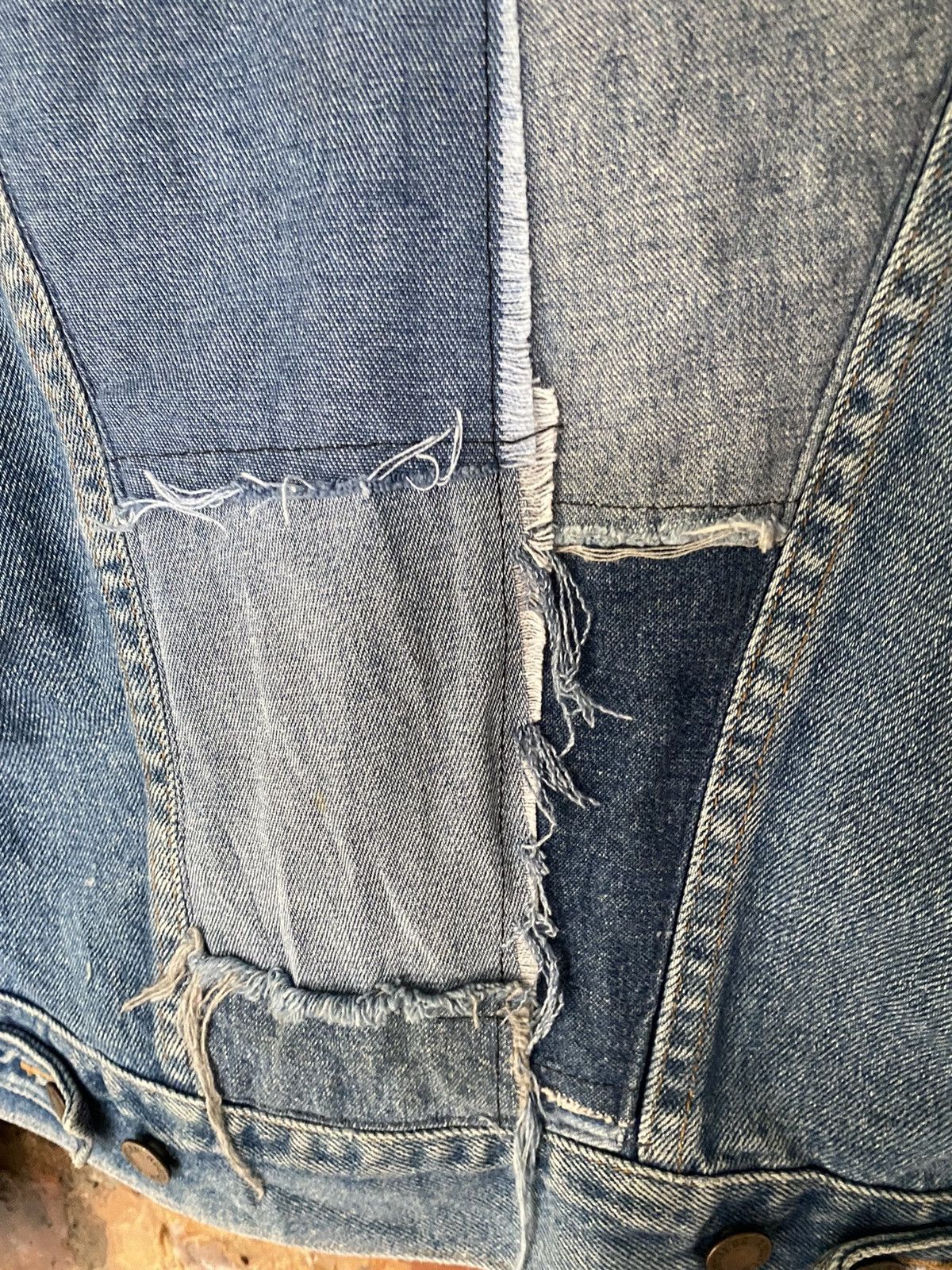 Nepenthes 1990s Rebuild by Remake Denim in US patchwork Size US S / EU 44-46 / 1 - 18 Thumbnail
