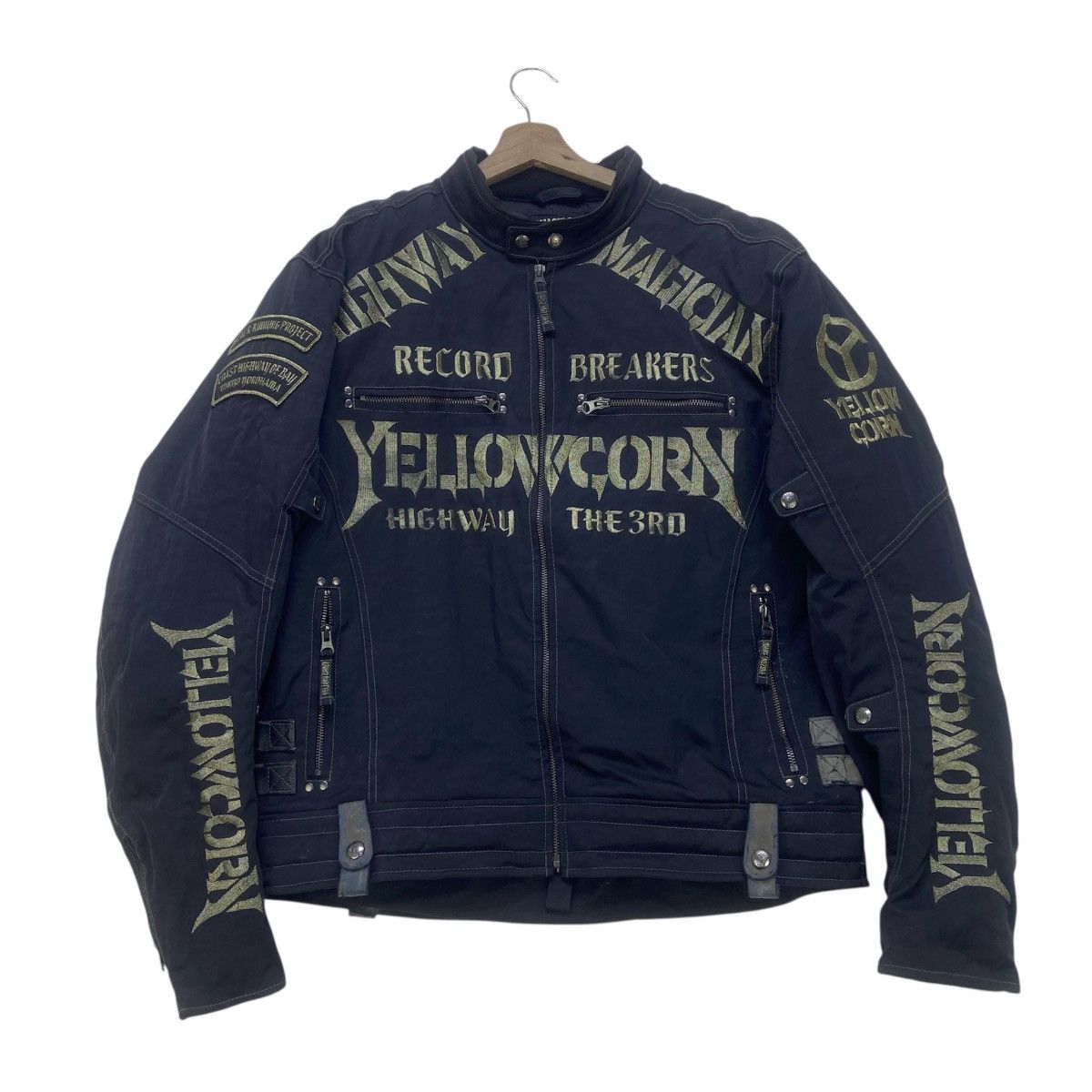 YELLOW CORN Yellow Corn Racing Black Running Project Ride Biker Jacket Size US M / EU 48-50 / 2 - 1 Thumbnail