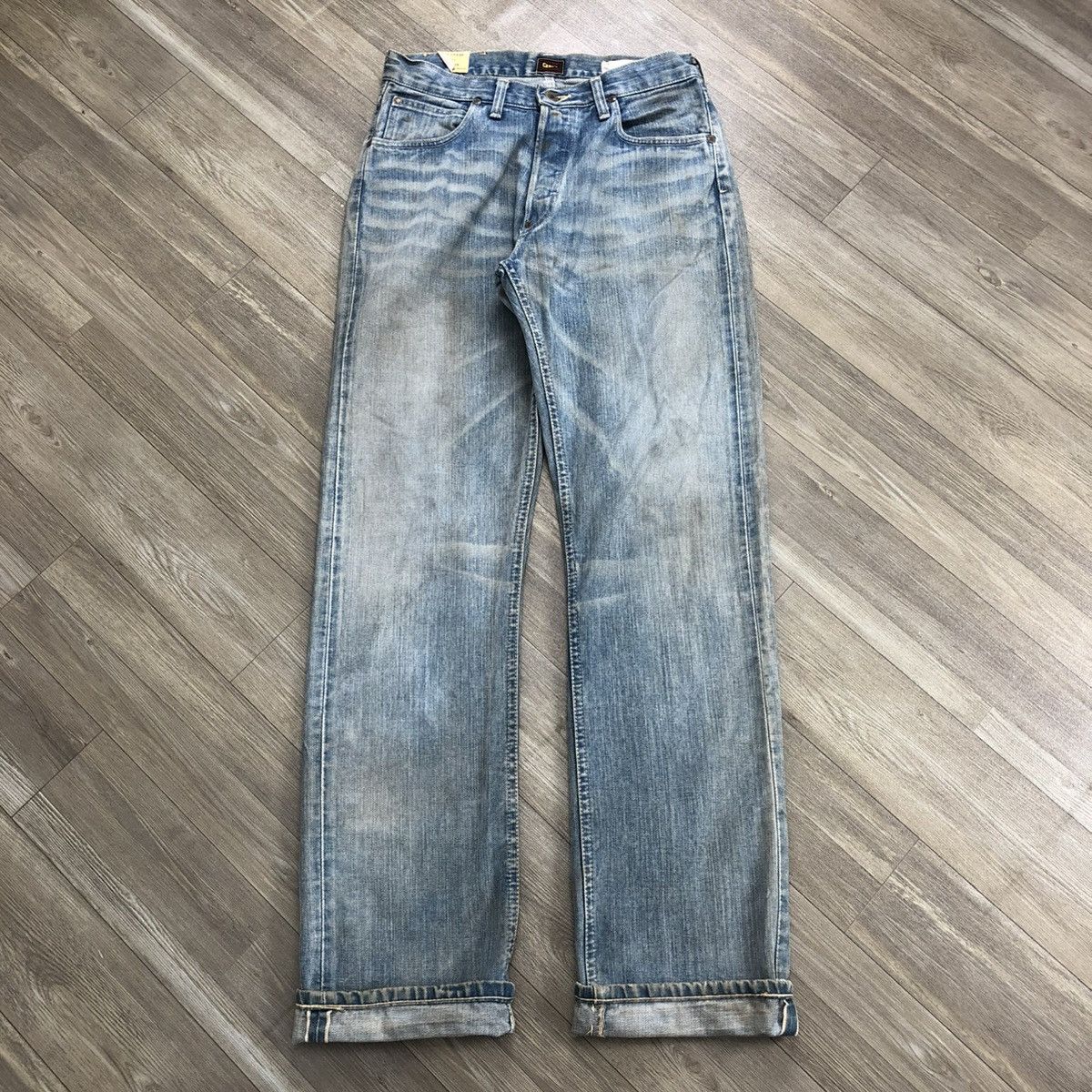 Sugar Cane 🇯🇵90s Vintage Sugar Cane Selvedge Faded Jeans Japanese Brand Size US 30 / EU 46 - 1 Thumbnail