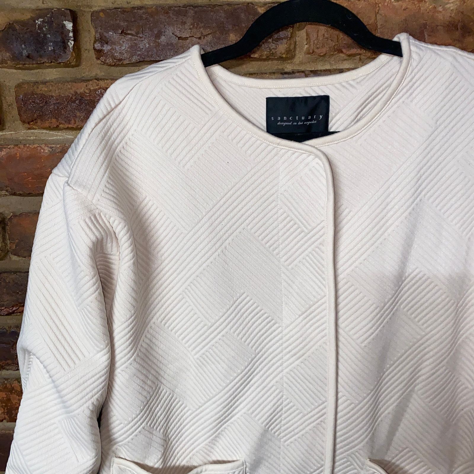 Sanctuary NWT Sanctuary x Revolve Cream Paris Snap Button Jacket Small Size S / US 4 / IT 40 - 4 Thumbnail