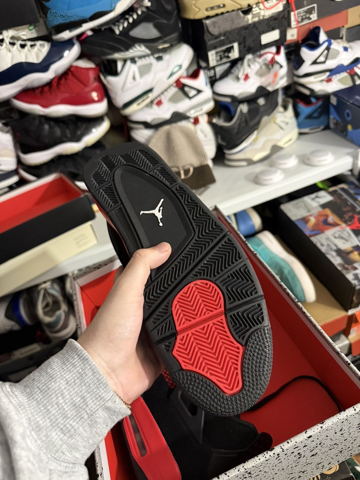 Jordan Brand Jordan retro 4 red thunder sz 12 Size US 12 / EU 45 - 5 Thumbnail
