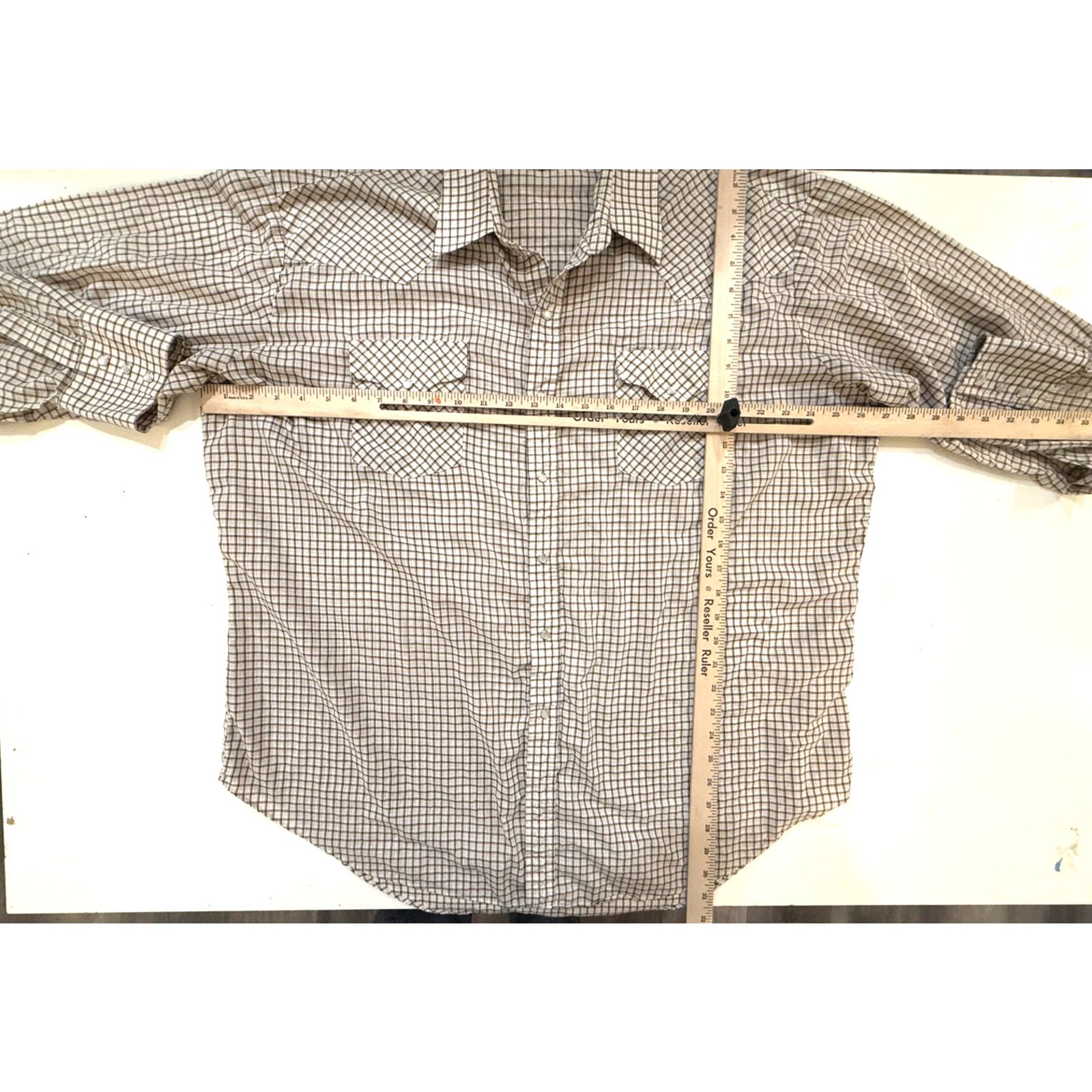 & Other Stories Vintage ELY Cattleman Western Shirt 2XL Pearl Snap Cowboy Size US XXL / EU 58 / 5 - 6 Thumbnail