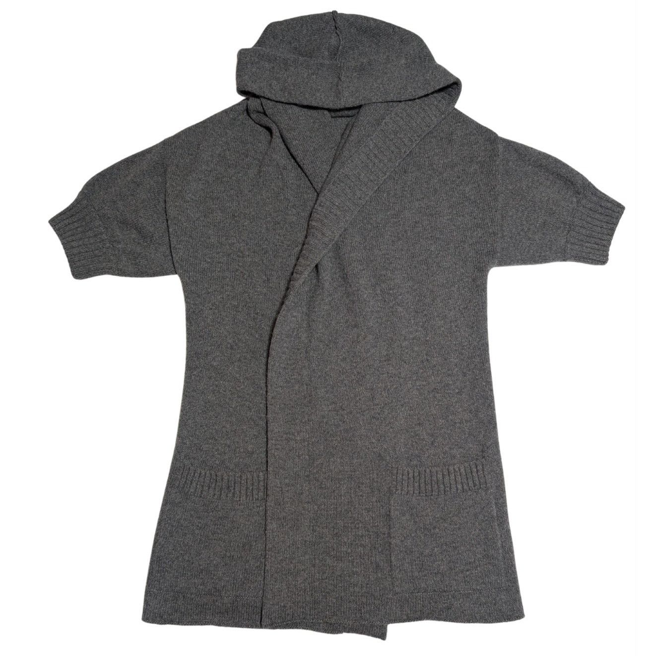 Vince Vince Gray Hooded Knit Cardigan Size Small Womens Sweater Size S / US 4 / IT 40 - 5 Thumbnail