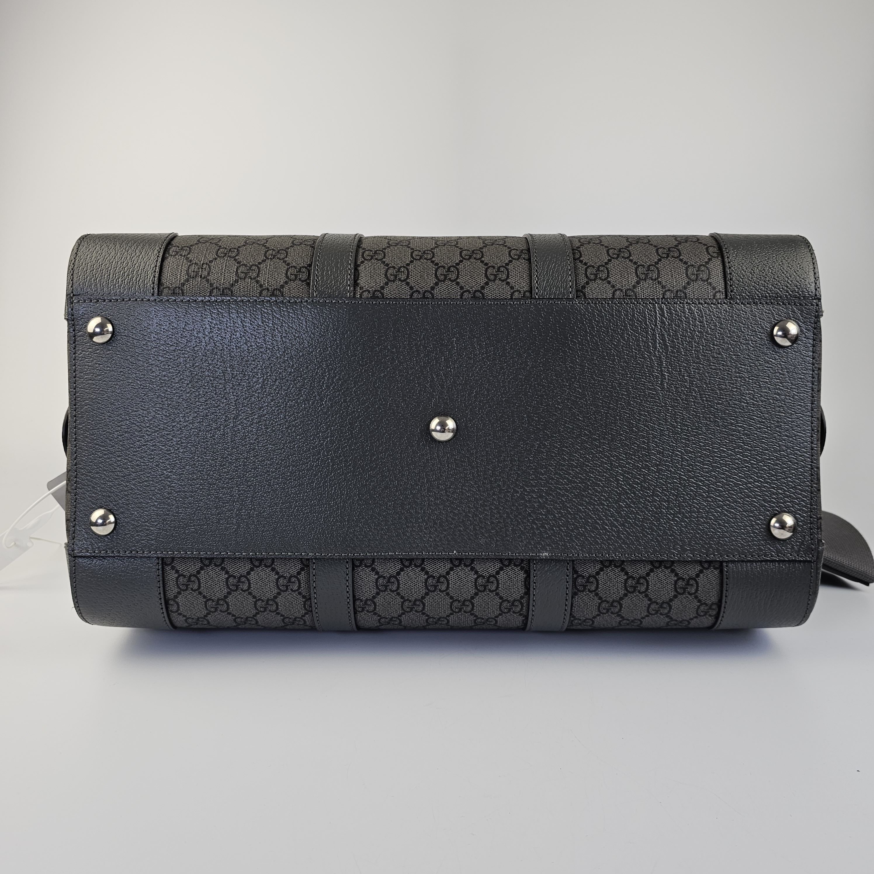 Gucci Gucci Ophidia Medium $2750 Grey/Black Duffle Bag New Size ONE SIZE - 10 Thumbnail