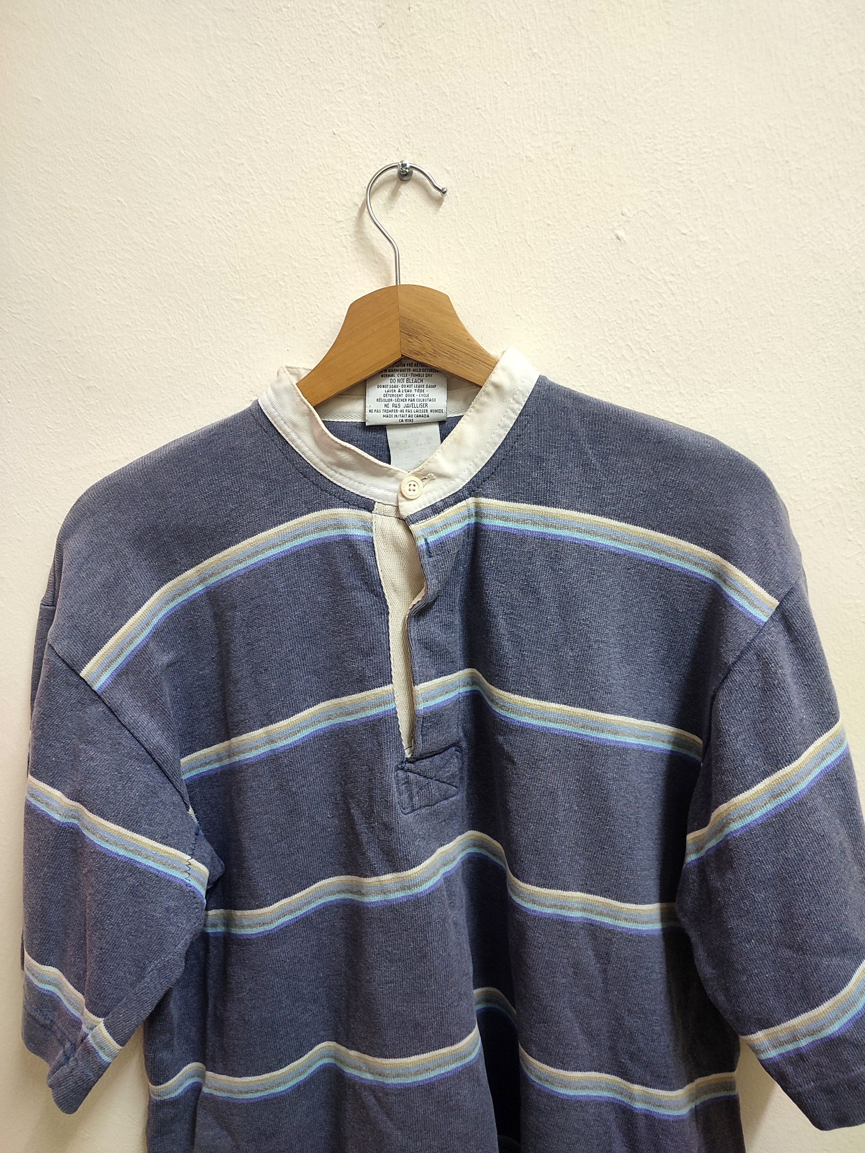 Barbarian 💥Rare Barbarian Rugby Wear Stripe Heavy Shirt Size US M / EU 48-50 / 2 - 2 Thumbnail