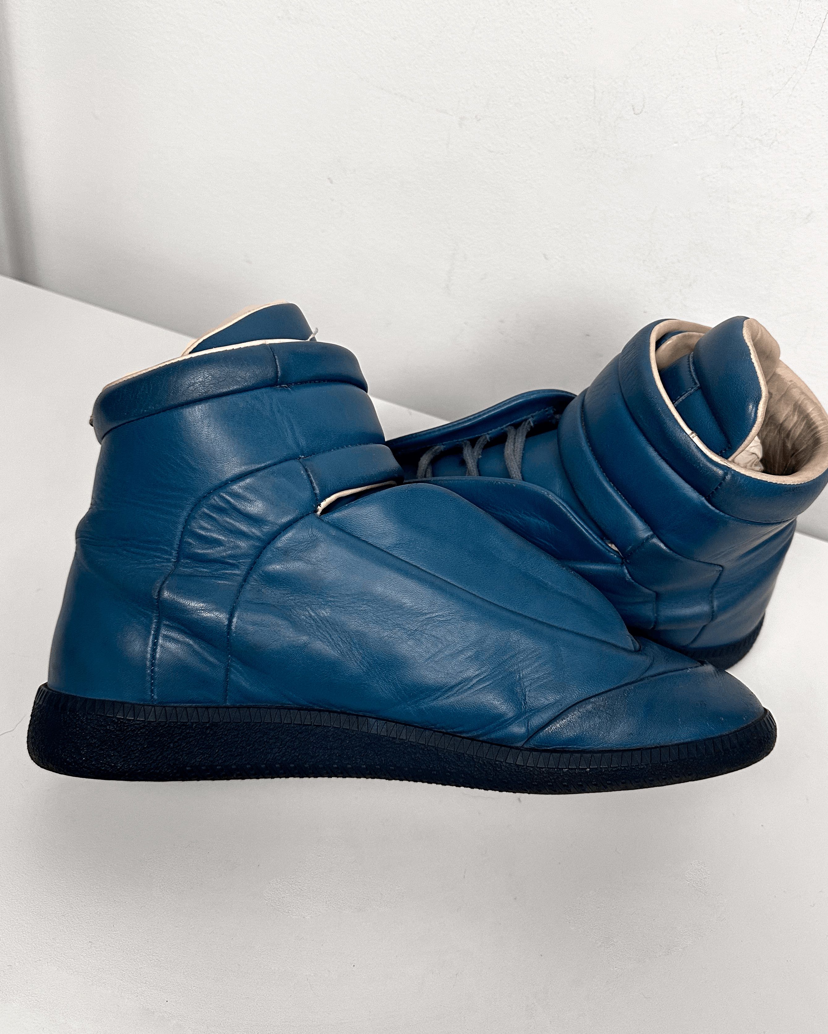 Maison Margiela Maison Margiela Future High Blue Sneakers Size US 7.5 / EU 40-41 - 7 Thumbnail