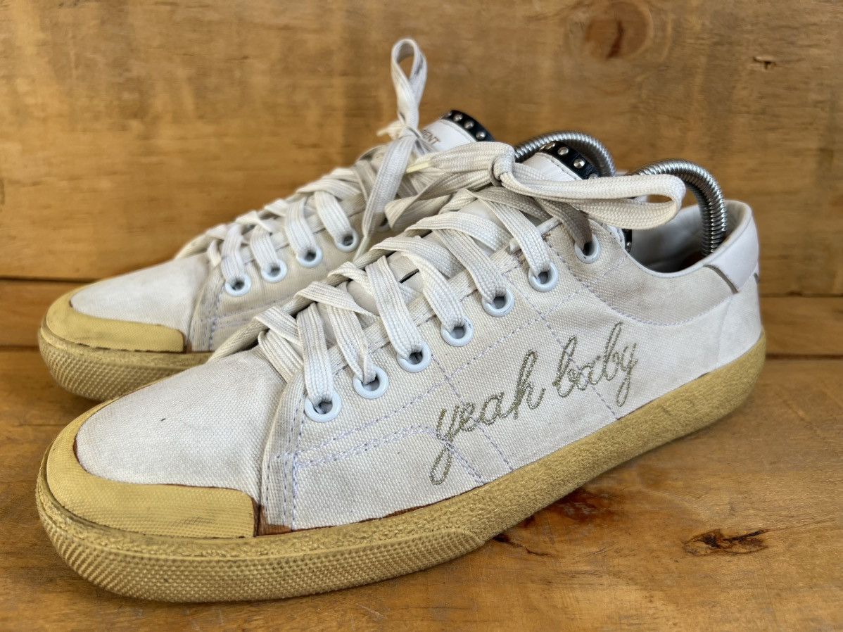 Hedi Slimane × Saint Laurent Paris Saint Laurent yeah baby sneakers Size US 9.5 / IT 39.5 - 1 Thumbnail