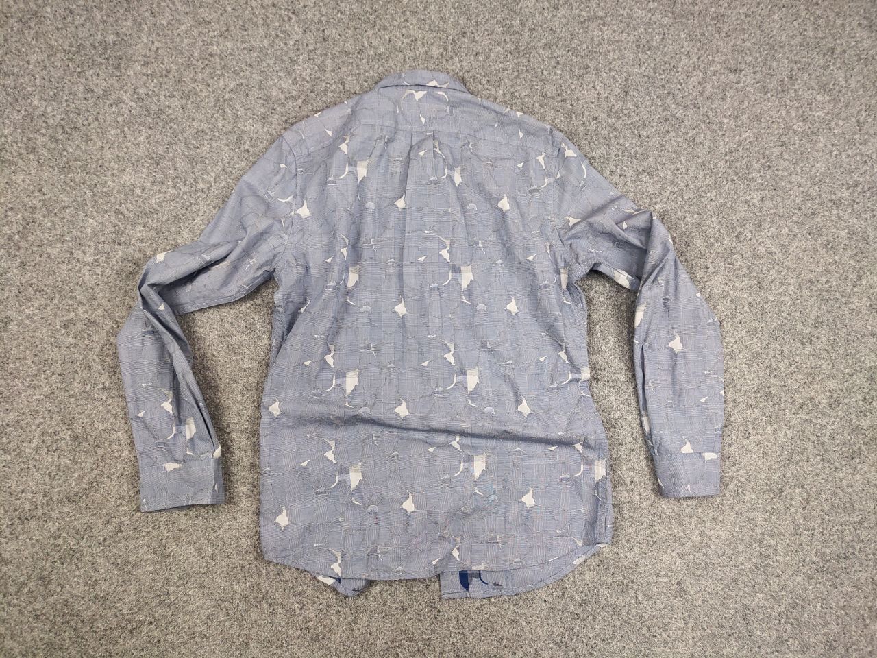 Diesel Diesel Design Casual Blue Pattern Buttons Shirt Y2K Style Size US M / EU 48-50 / 2 - 15 Thumbnail