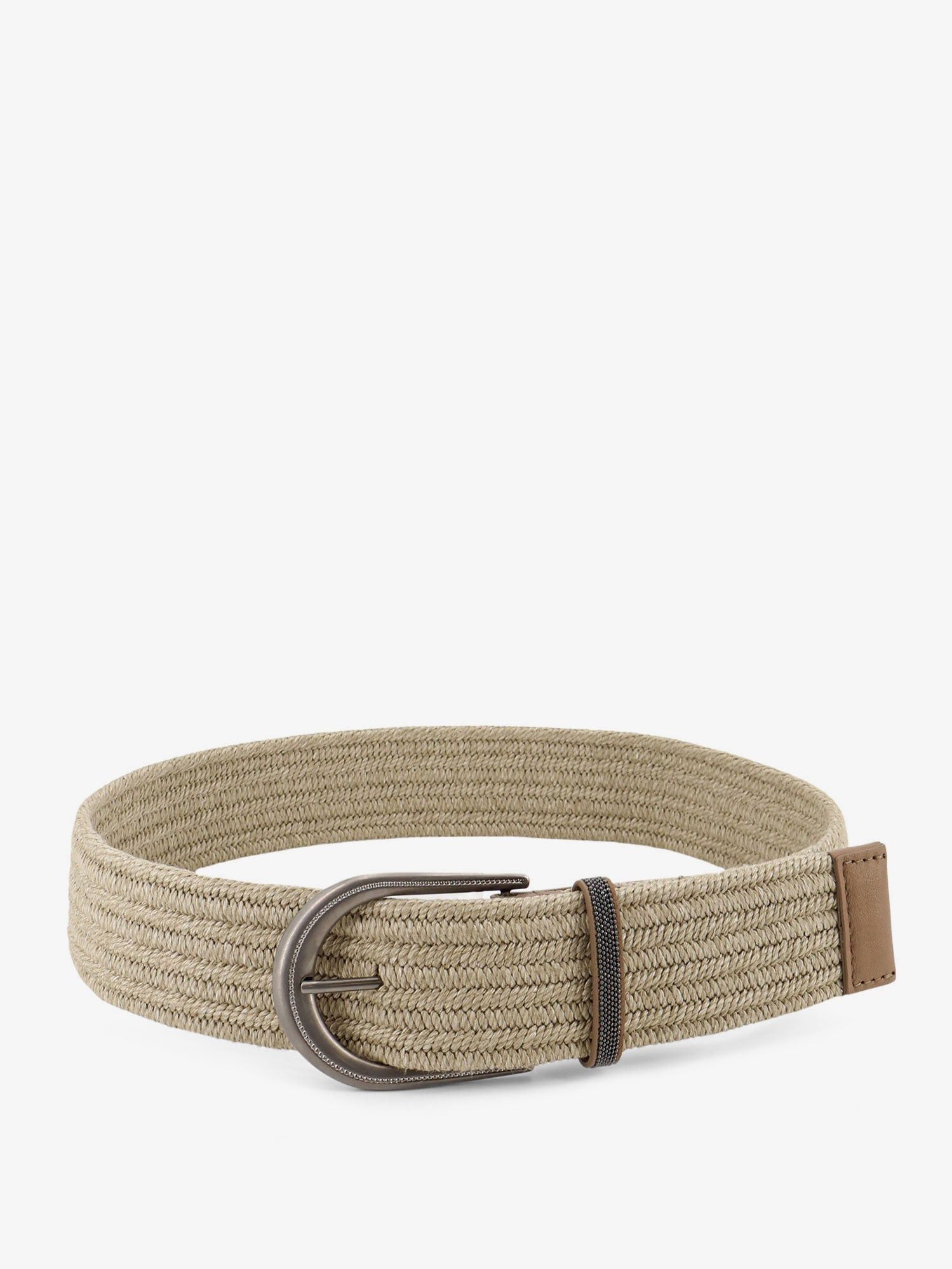 Brunello Cucinelli Brunello Cucinelli Linen belt with Shiny Loop detail M Women - USA Tariffs Included Size ONE SIZE - 1 Thumbnail