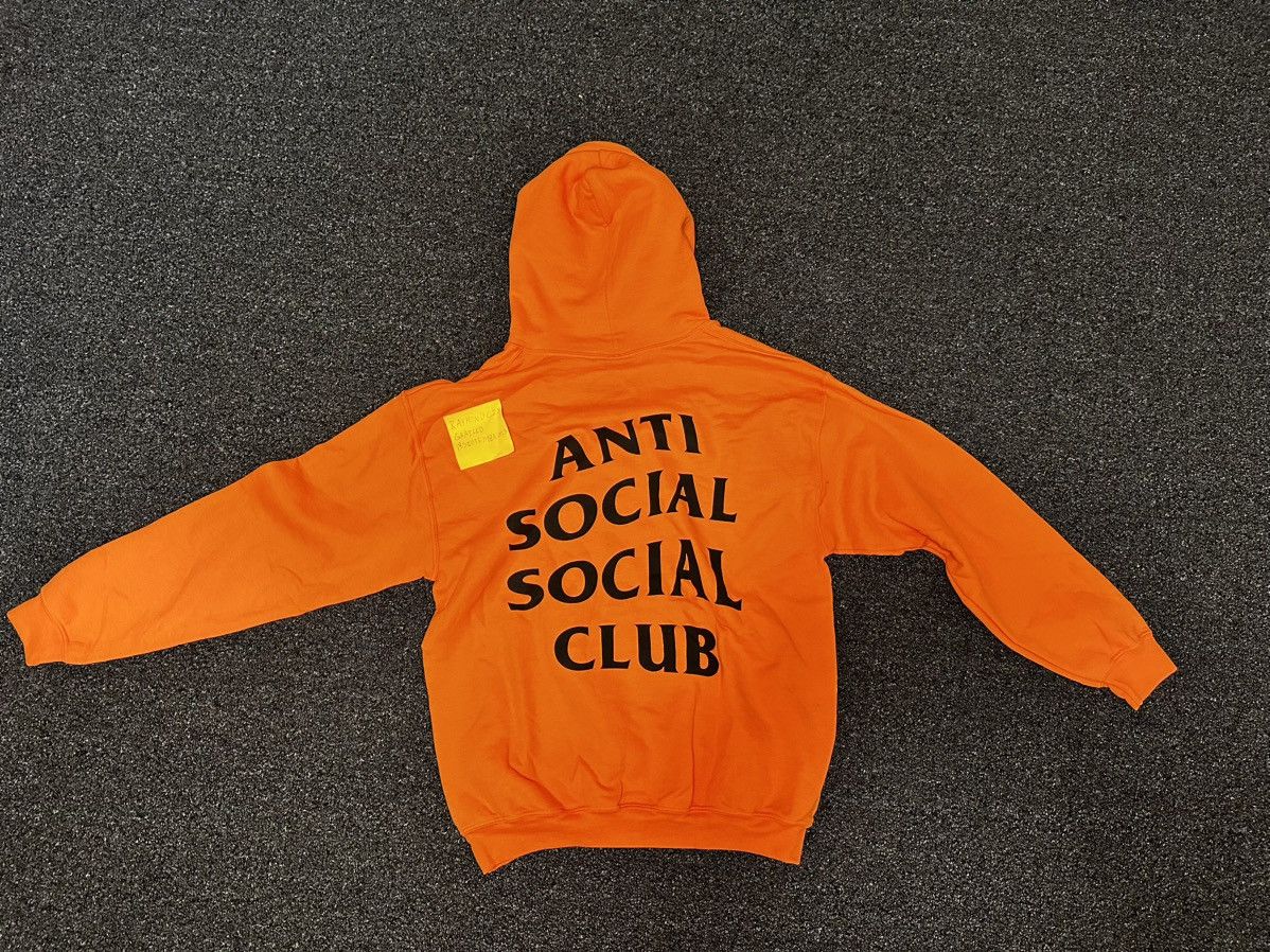 Anti Social Social Club Flamingo Bright Orange Hoodie