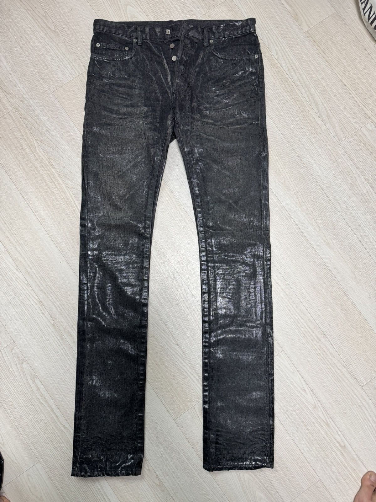 Dior AW14 Dior Homme Mud Coated Denim Pants | Grailed