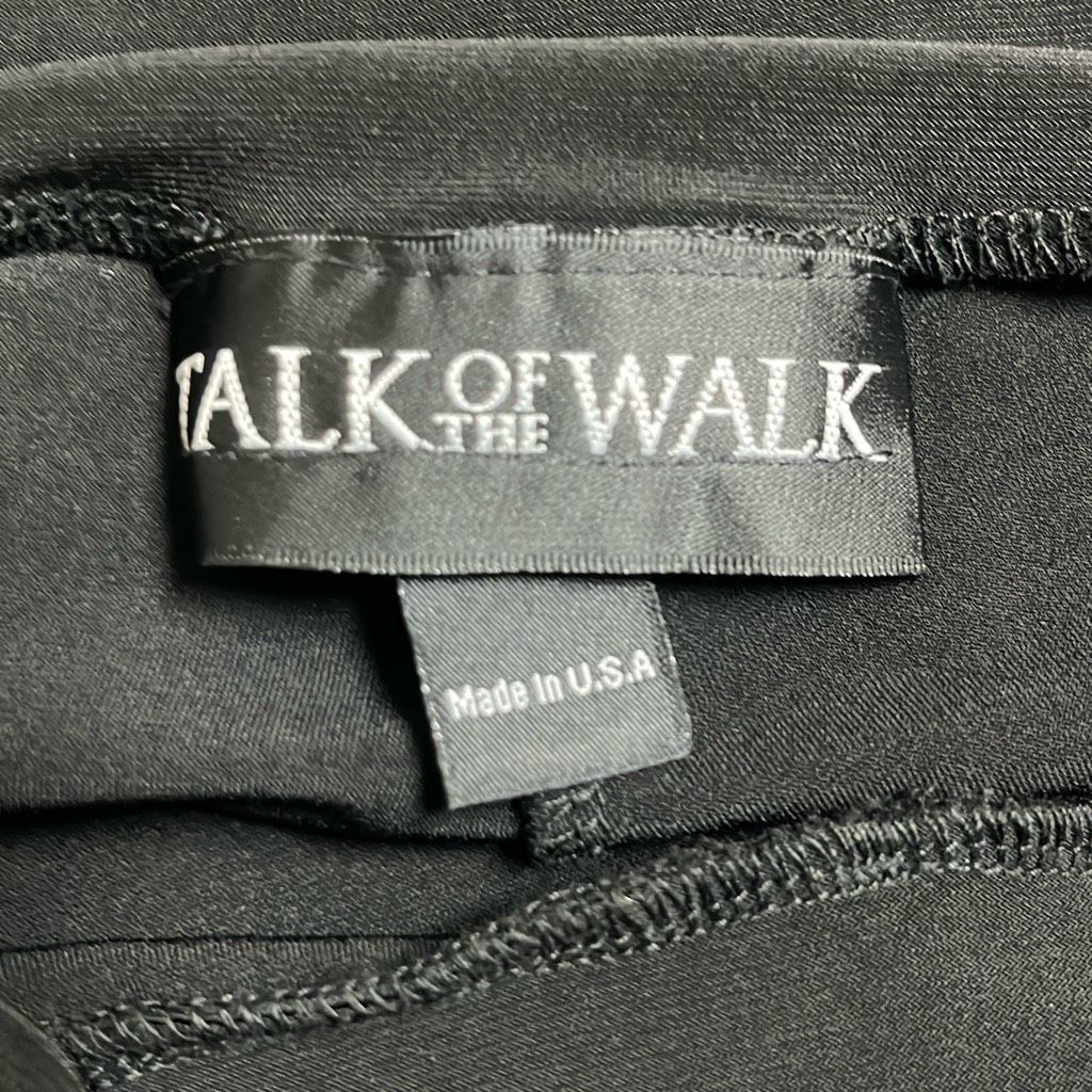Other Talk of the Walk Womens XL Black Vintage Wide Leg Stretchy F Size 32" / US 10 / IT 46 - 4 Thumbnail