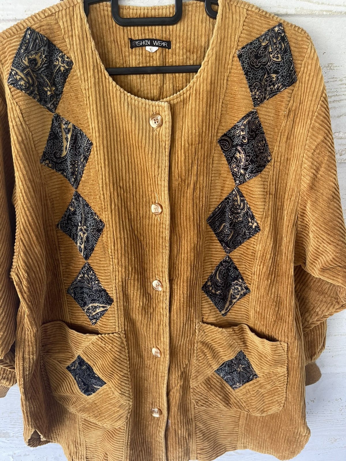 Japanese Brand FASHON WEAR JACKET VELVET JAPAN Size US M / EU 48-50 / 2 - 4 Thumbnail