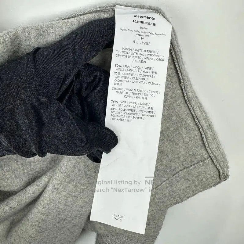 Max Mara MaxMara Gray Wool Long Cardigan for Women . Size M / US 6-8 / IT 42-44 - 5 Thumbnail