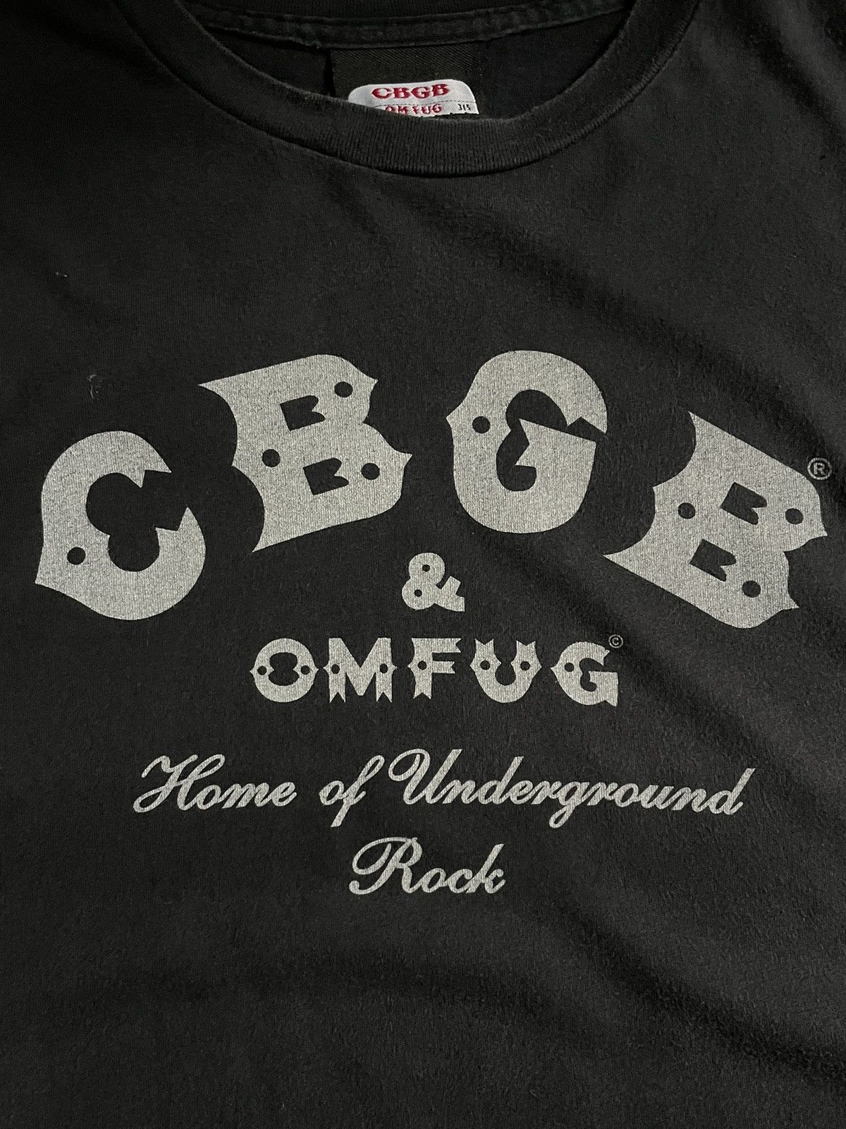 Band Tees × Vintage Vintage CBGB OMFUG 90’s T-Shirt Home Of Underground Rock Size US L / EU 52-54 / 3 - 3 Thumbnail
