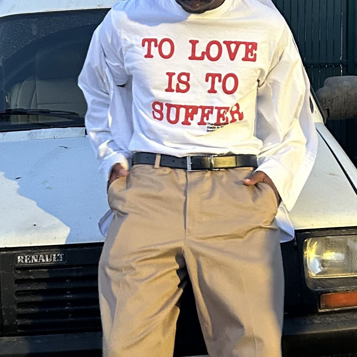 Fashion Nova Love and Suffering graphic tee Size US L / EU 52-54 / 3 - 1 Thumbnail