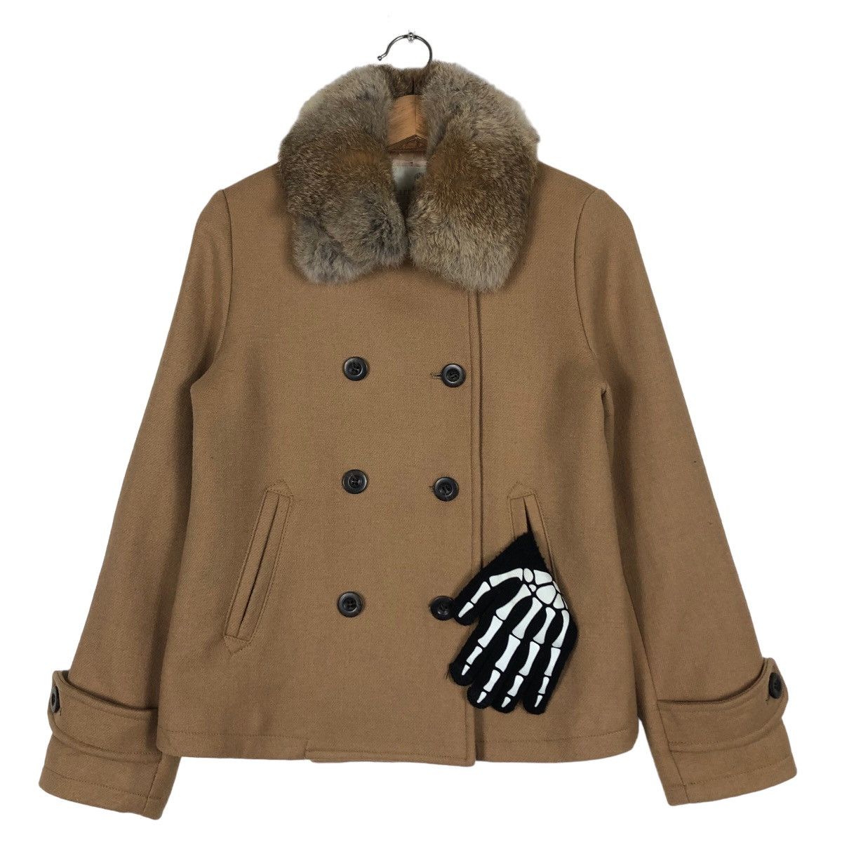 Hysteric Glamour 🔥Mink Fur Collar Double Earth Music & Ecology Japan Made Size US S / EU 44-46 / 1 - 2 Thumbnail