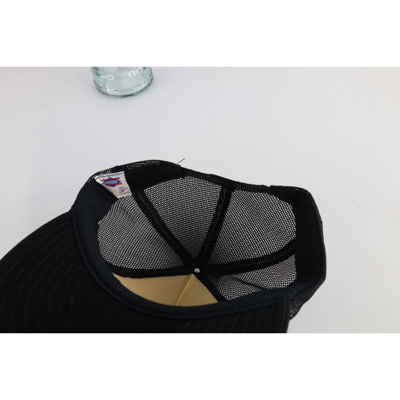 Vintage Vintage 90s Streetwear Spell Out Moose Lodge Trucker Hat Size ONE SIZE - 7 Thumbnail