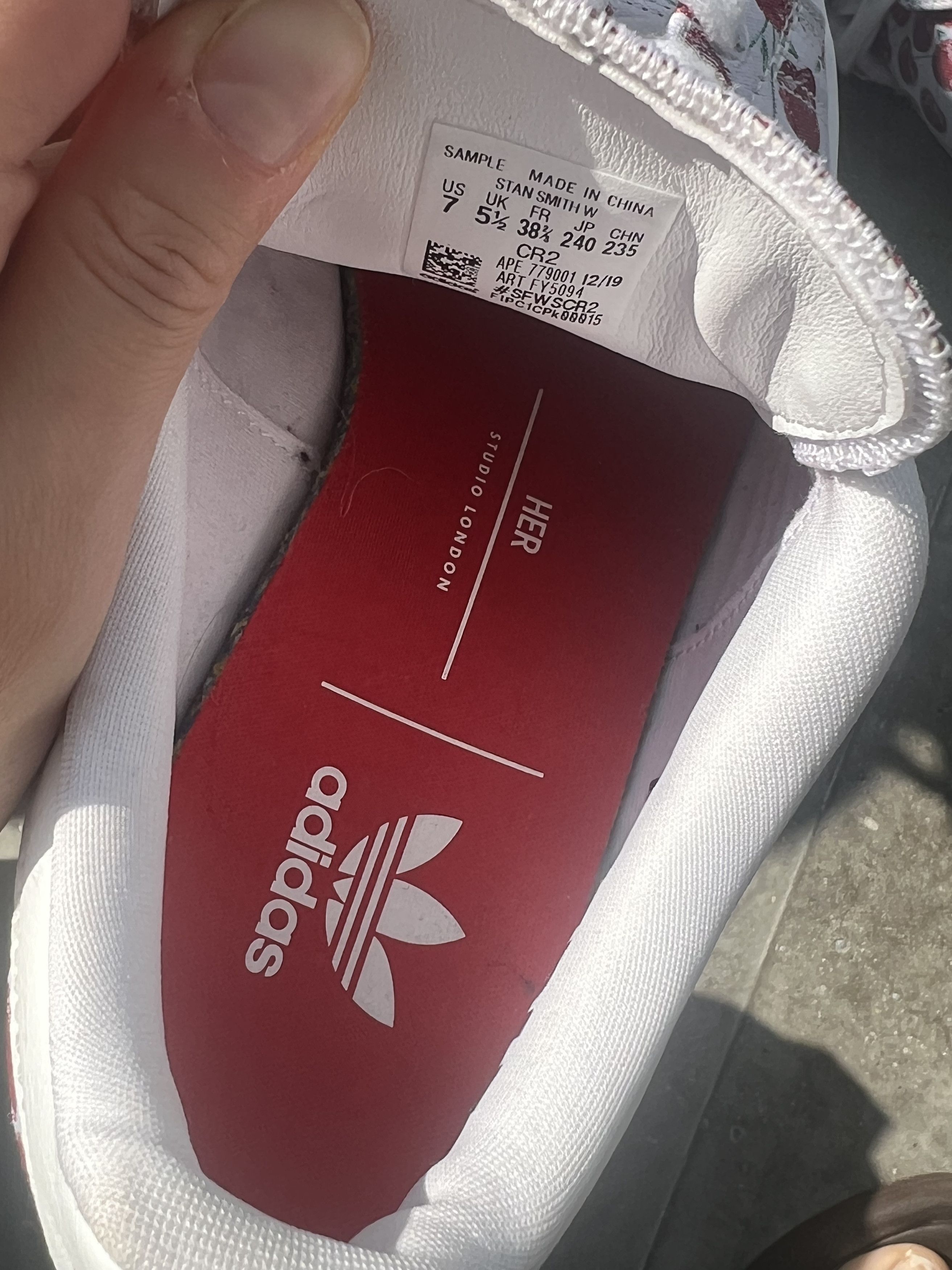 Adidas adidas stan smith SAMPLE sneakers cherries cherry Size US 7.5 / IT 37.5 - 7 Thumbnail