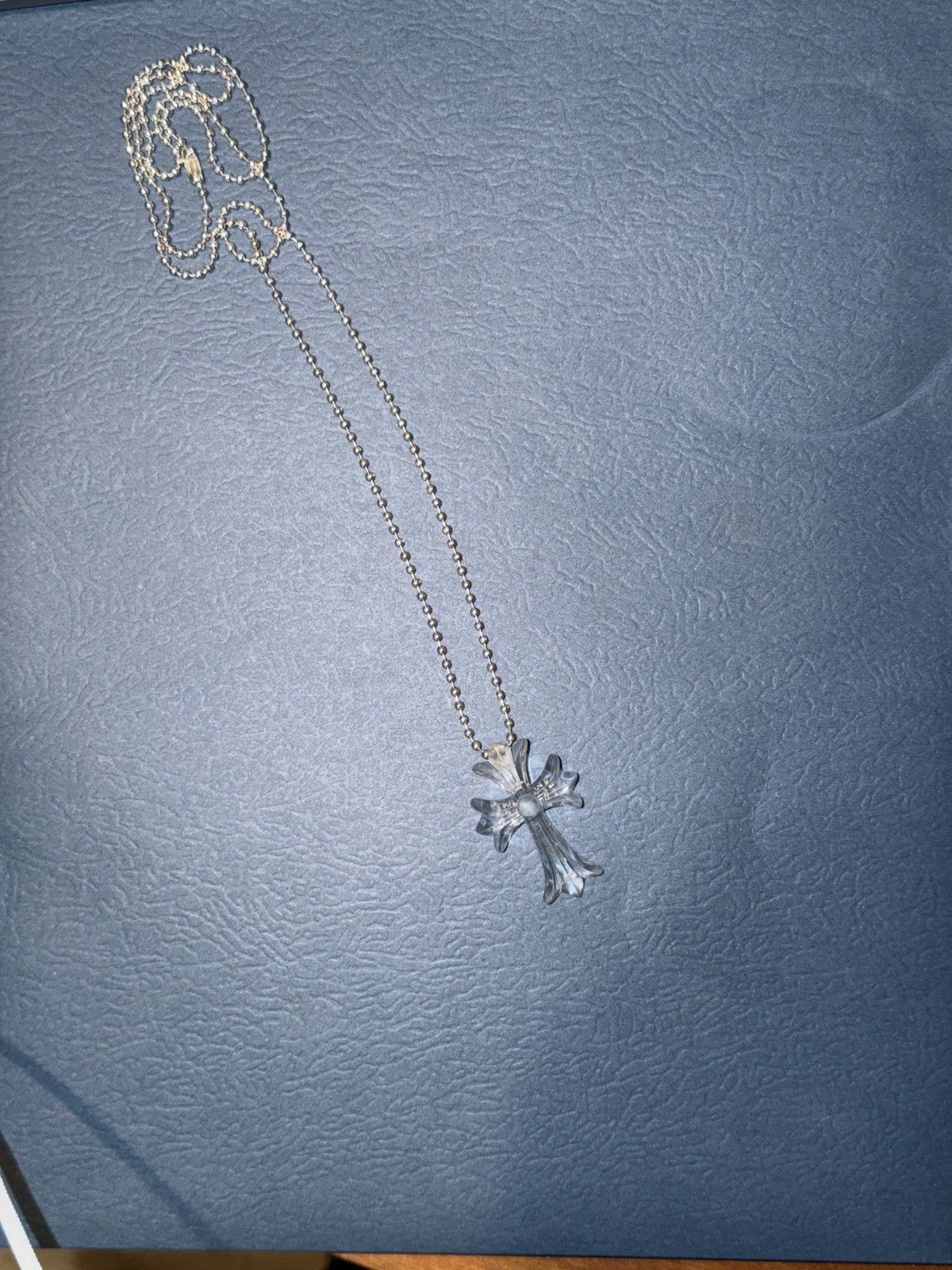 Chrome Hearts SILICONE CROSS NECKLACE "CLEAR" Size ONE SIZE - 3 Thumbnail