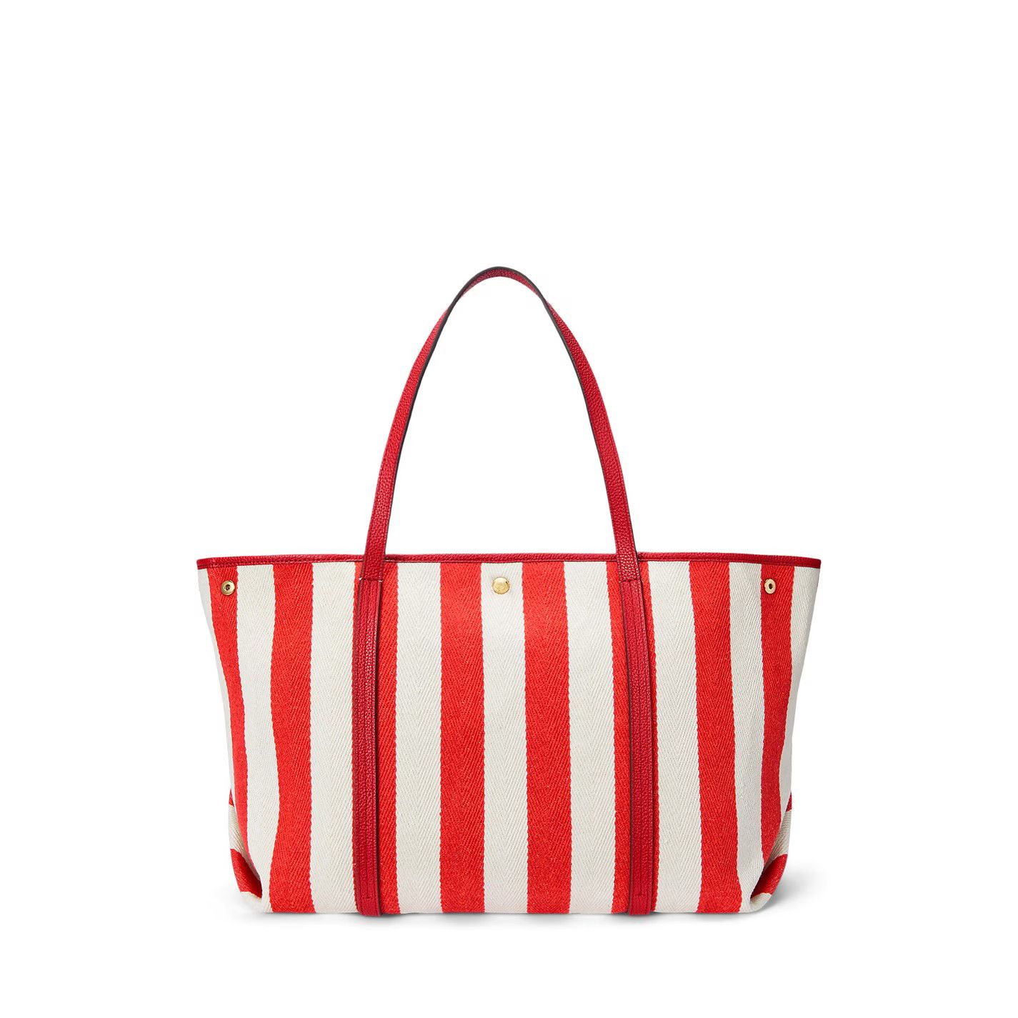 Lauren Ralph Lauren o1g2r1mq0825 Size: OS / Emerie Tote Bag in Red/White Size ONE SIZE - 3 Thumbnail