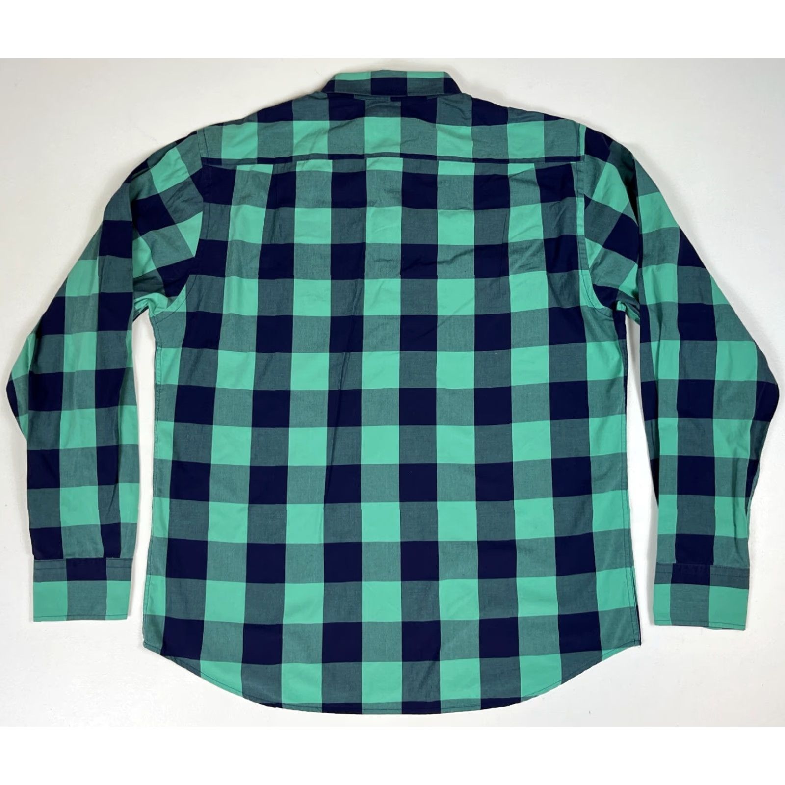 UNTUCKit UNTUCKit Button-Up Shirt Plaid Navy Green Men L Casual Classic Colorful Preppy 100% Cotton Size L Made Vietnam Mens Size US L / EU 52-54 / 3 - 3 Thumbnail