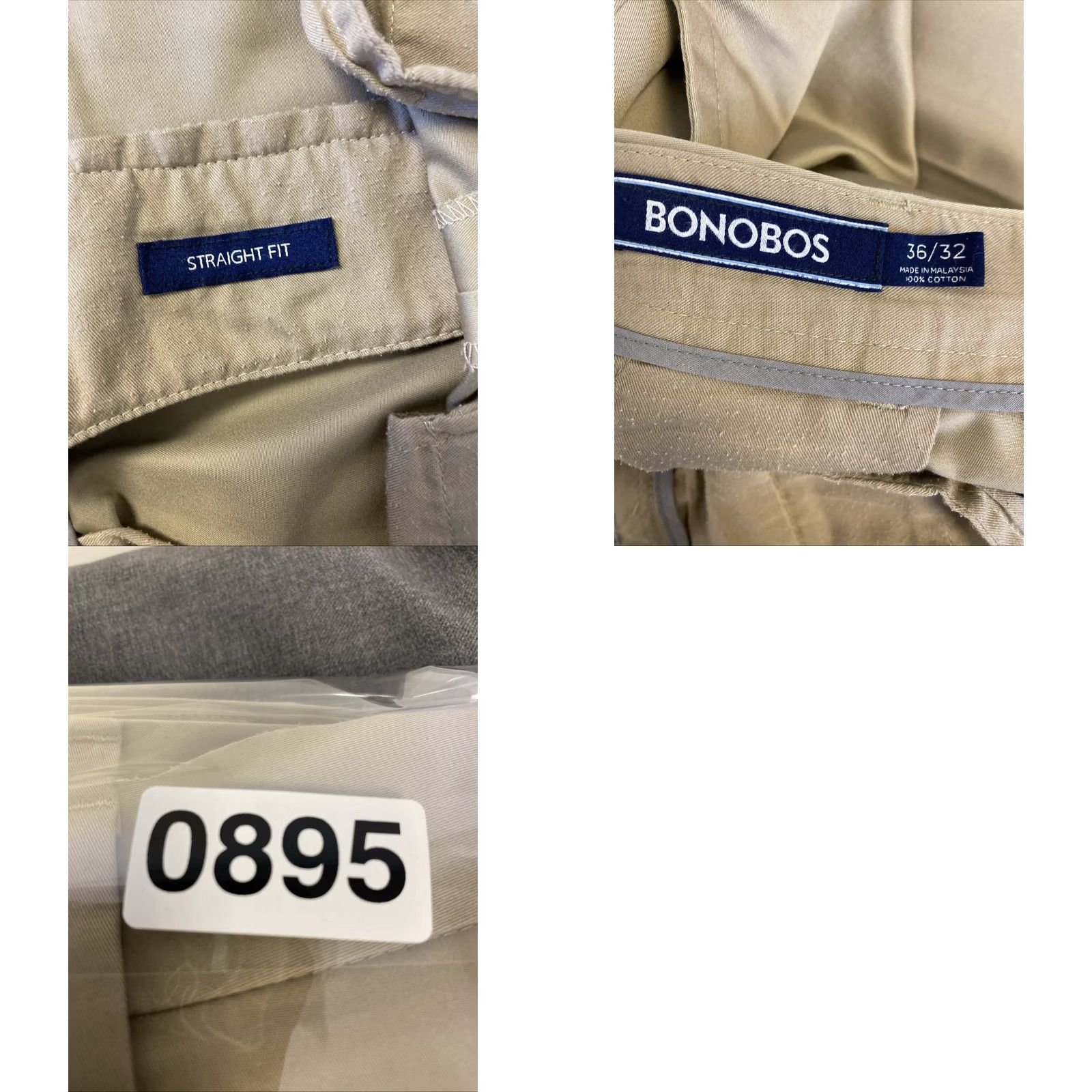 Bonobos Bonobos Pants Mens 36x32 Tan Chino Flat Front /0895 Size US 36 / EU 52 - 8 Thumbnail