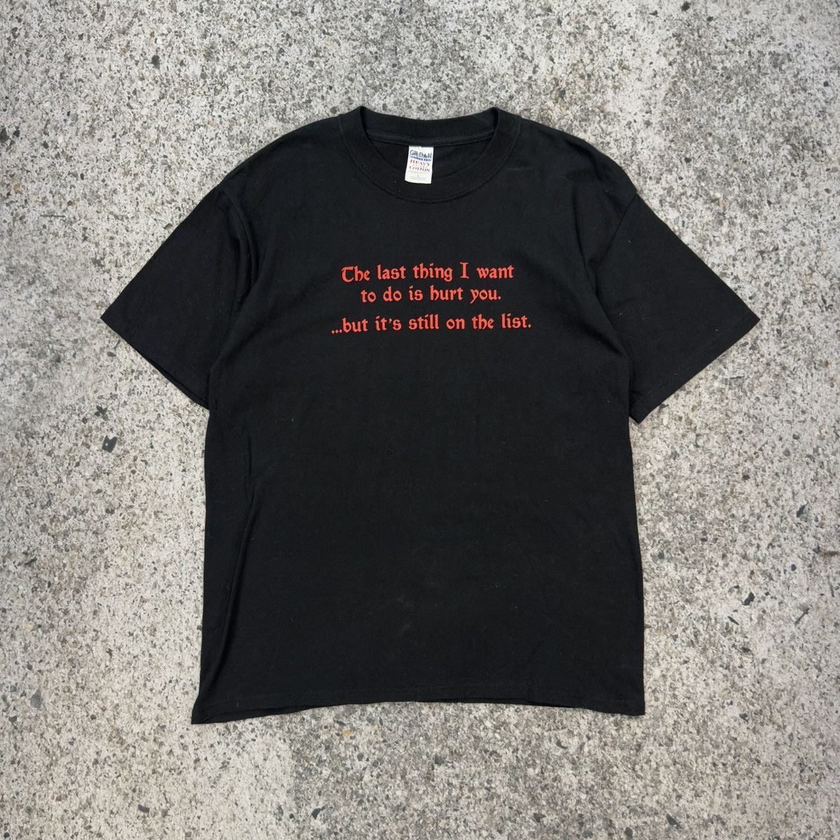 Vintage Crazy Hurt You Quote Shirt ERD Grunge Thrashed Faded Size US L / EU 52-54 / 3 - 1 Thumbnail